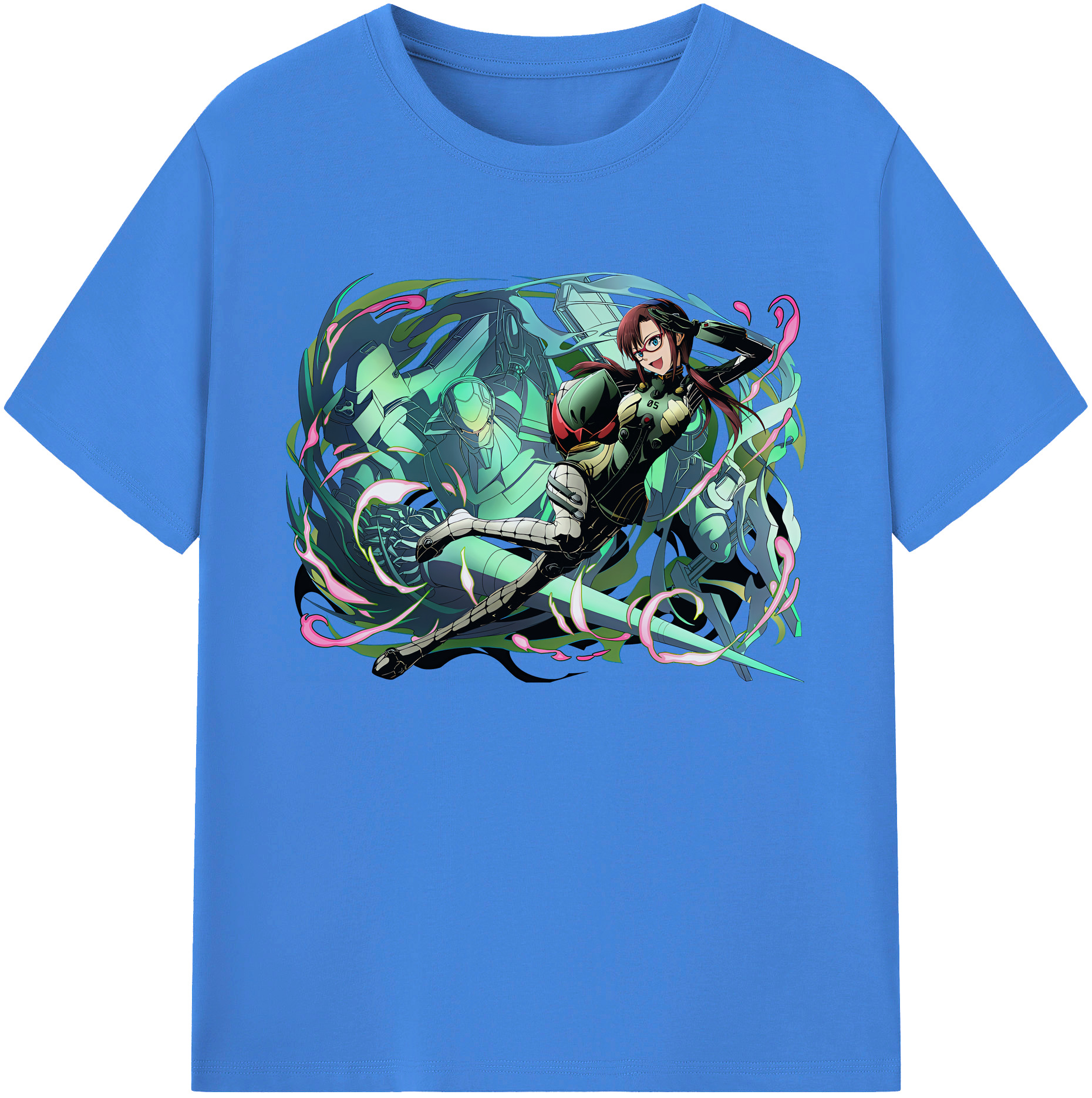 （画像用） EVA 新世紀エヴァンゲリオン 綿100％ メンズ半袖Tシャツ｜肌触りやわらか＆通気性