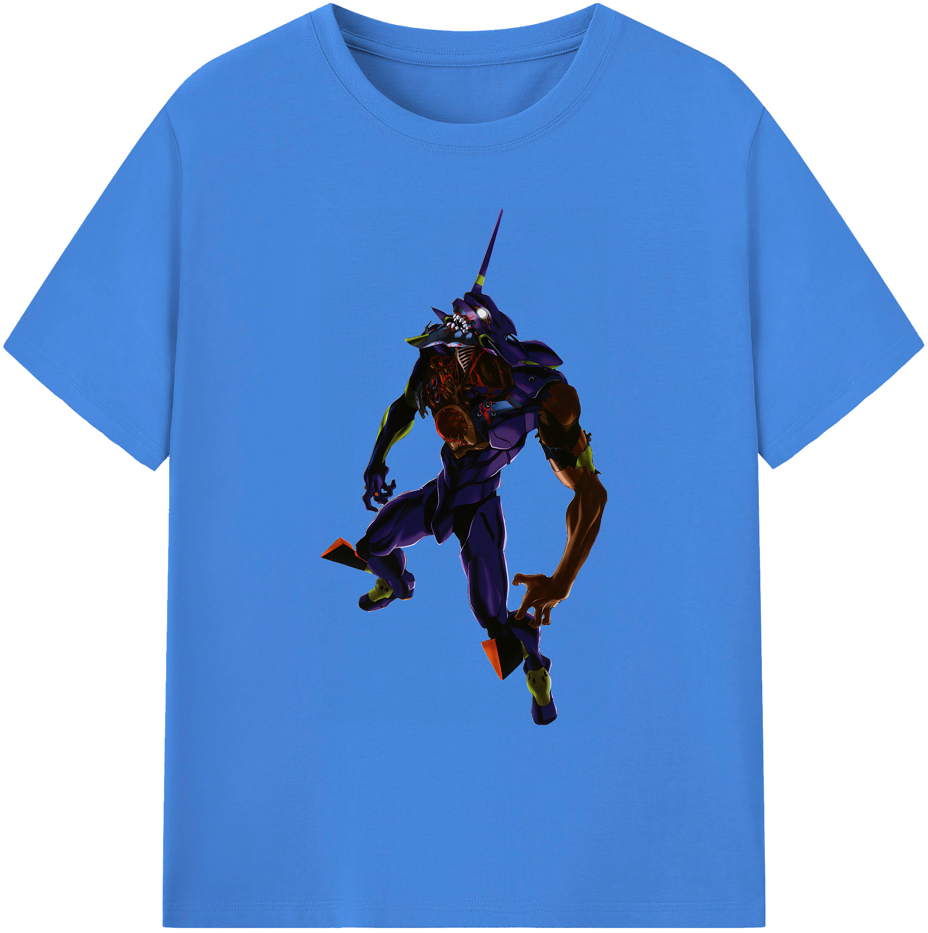 （画像用） EVA 新世紀エヴァンゲリオン 綿100％ メンズ半袖Tシャツ｜肌触りやわらか＆通気性
