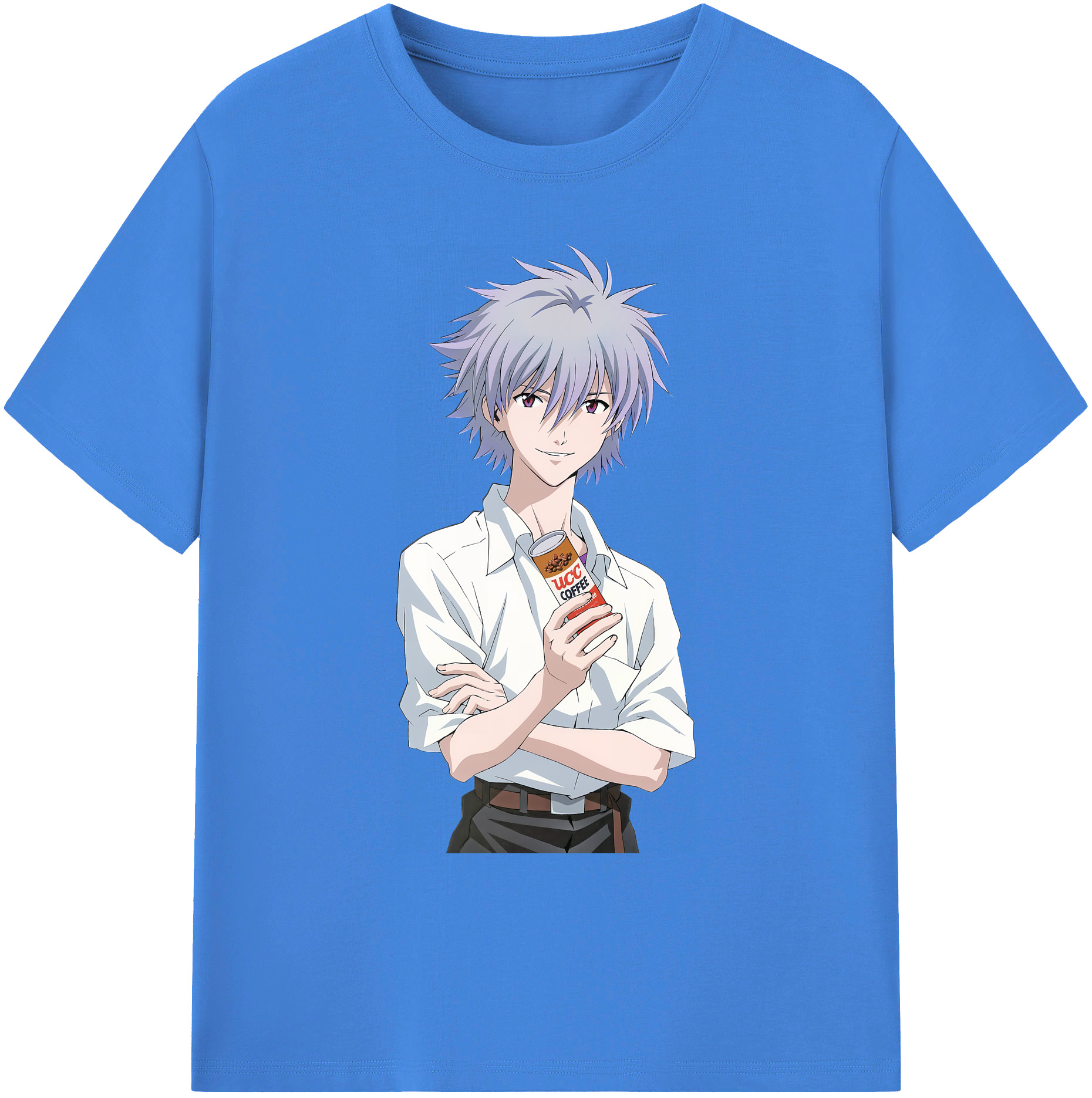 （画像用） EVA 新世紀エヴァンゲリオン 綿100％ メンズ半袖Tシャツ｜肌触りやわらか＆通気性