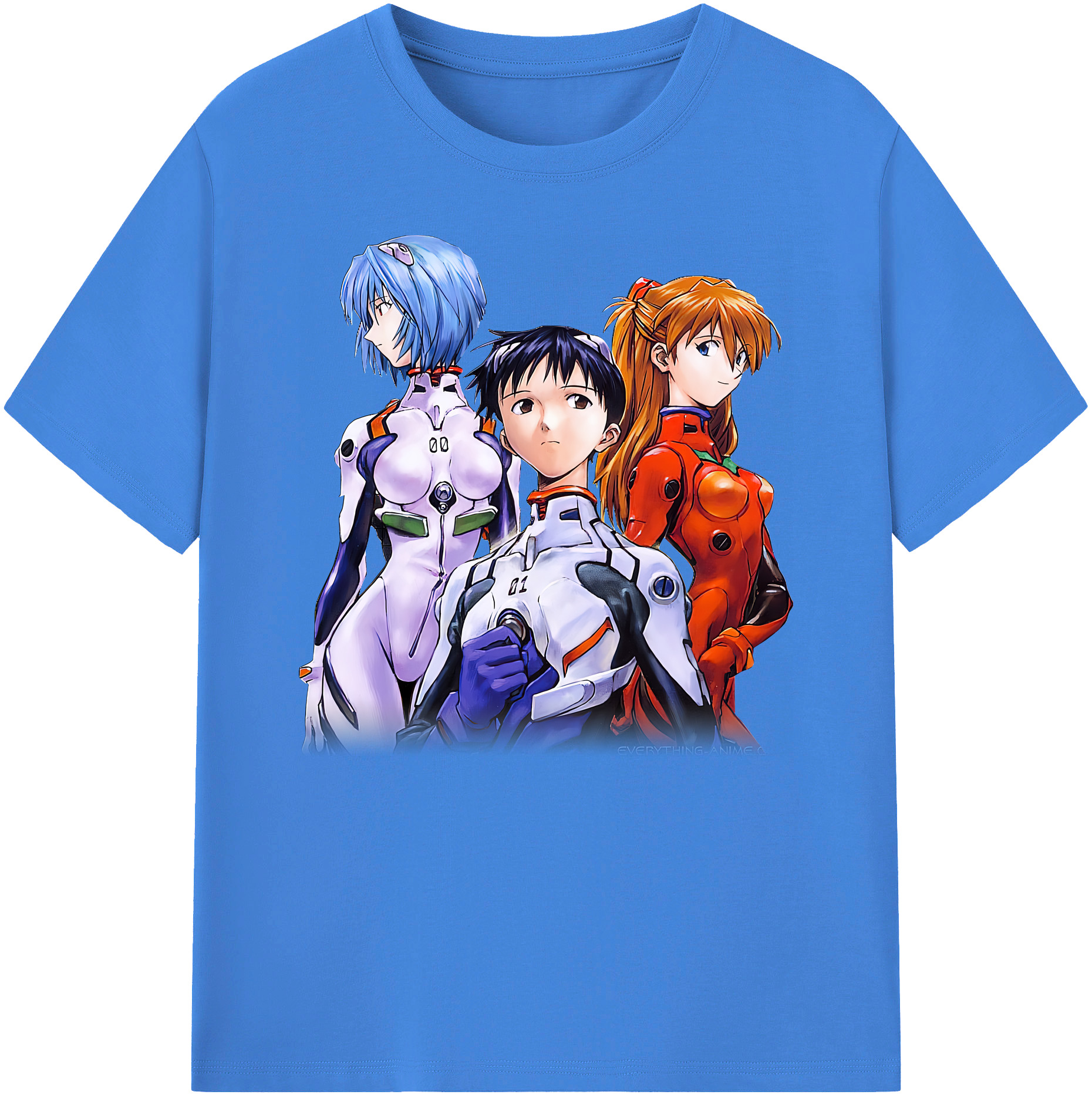 （画像用） EVA 新世紀エヴァンゲリオン 綿100％ メンズ半袖Tシャツ｜肌触りやわらか＆通気性