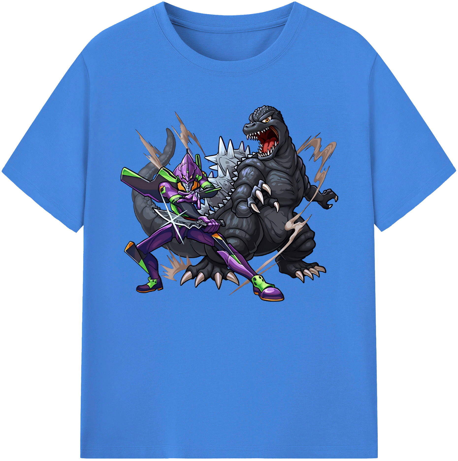 （画像用） EVA 新世紀エヴァンゲリオン 綿100％ メンズ半袖Tシャツ｜肌触りやわらか＆通気性