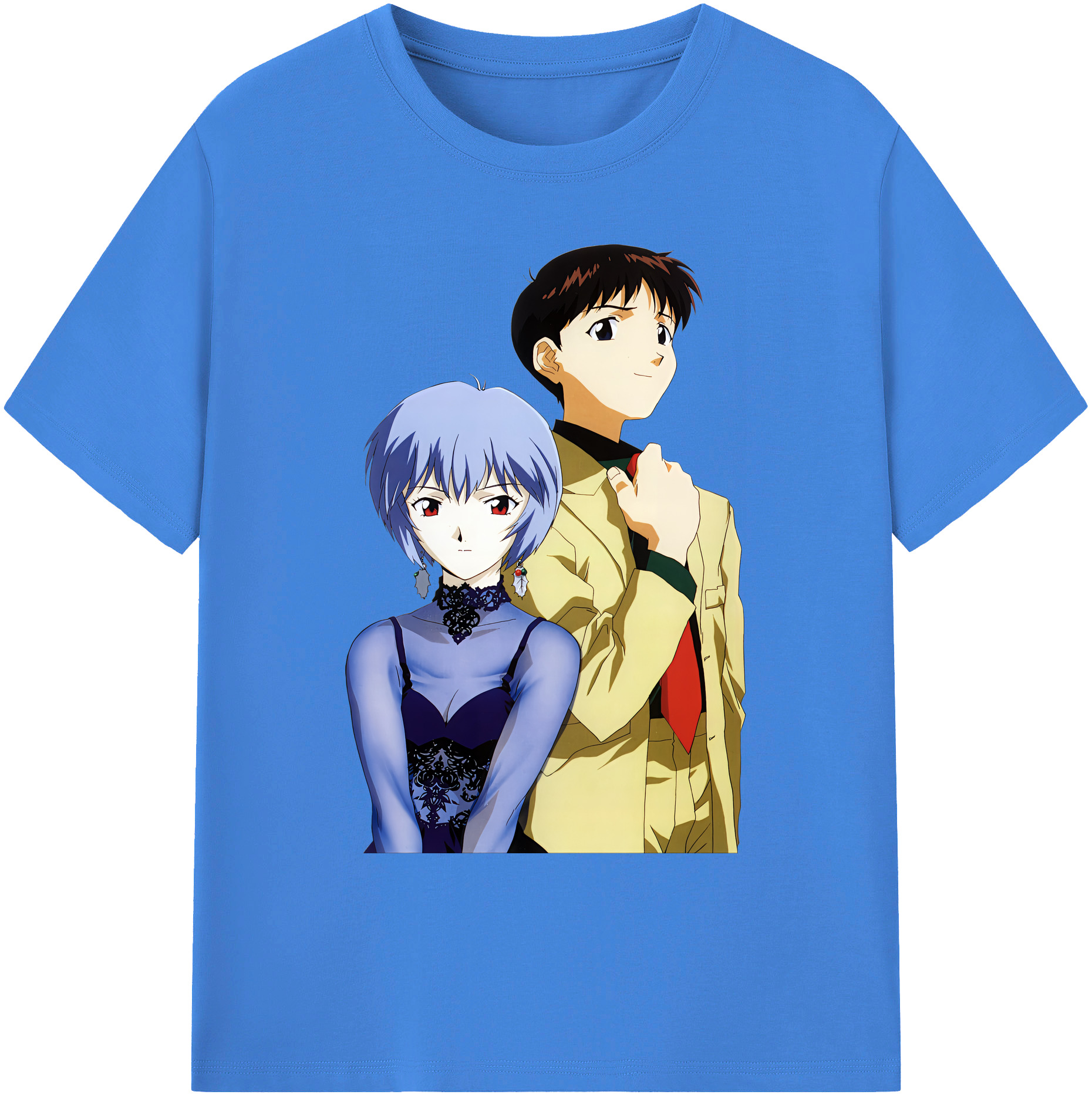 （画像用） EVA 新世紀エヴァンゲリオン 綿100％ メンズ半袖Tシャツ｜肌触りやわらか＆通気性