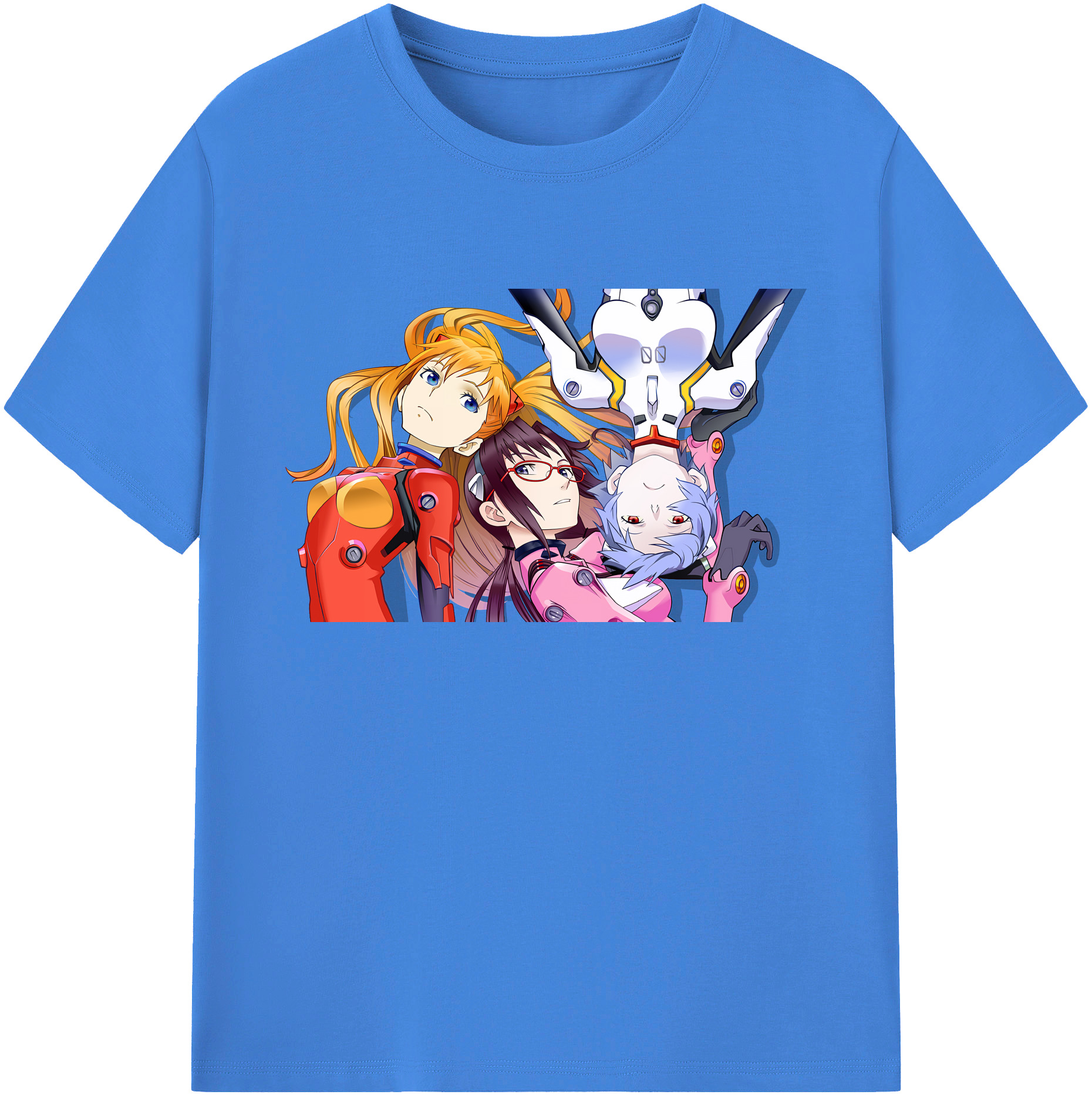 （画像用） EVA 新世紀エヴァンゲリオン 綿100％ メンズ半袖Tシャツ｜肌触りやわらか＆通気性