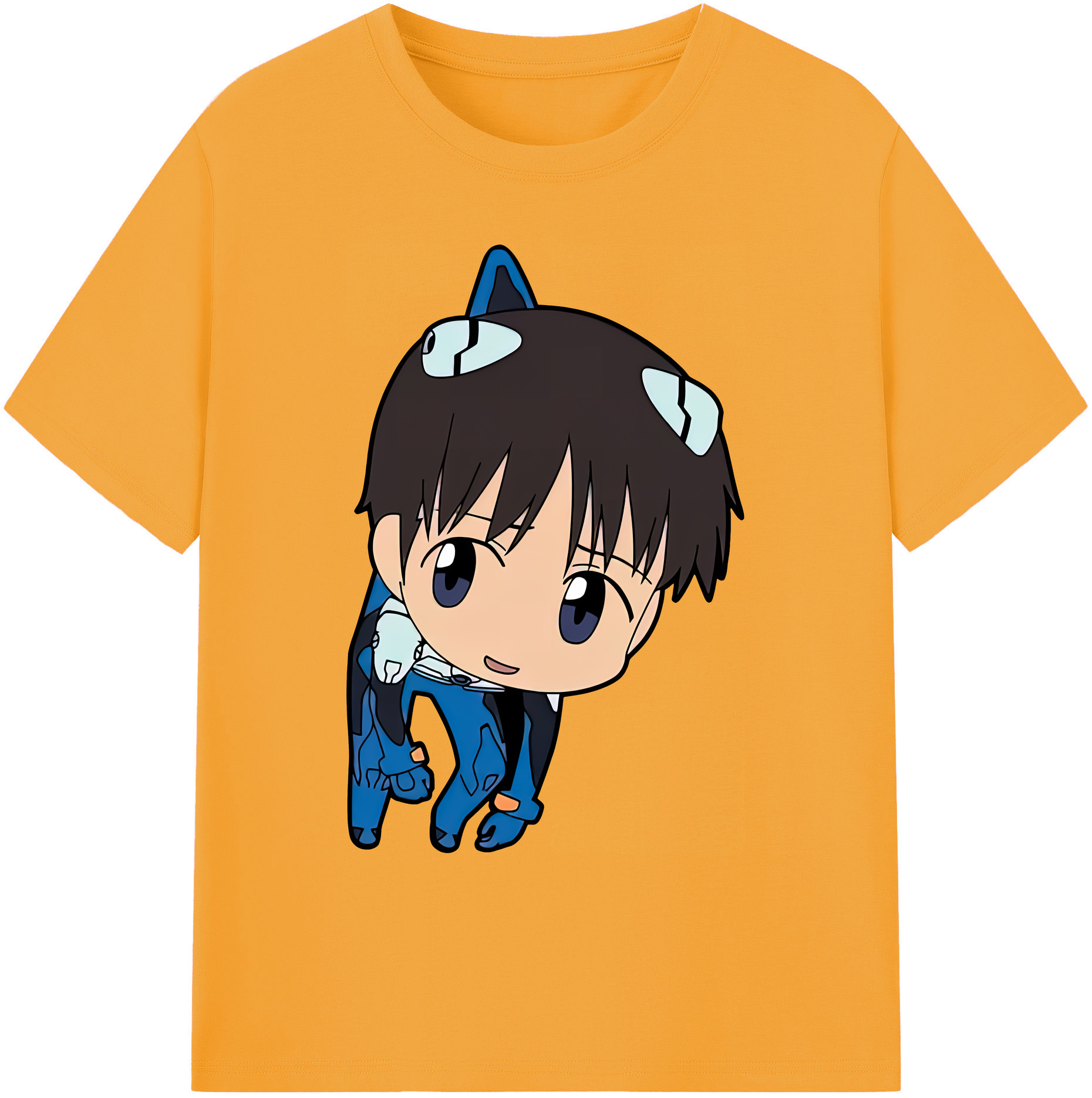 （画像用） EVA 新世紀エヴァンゲリオン 綿100％ メンズ半袖Tシャツ｜肌触りやわらか＆通気性