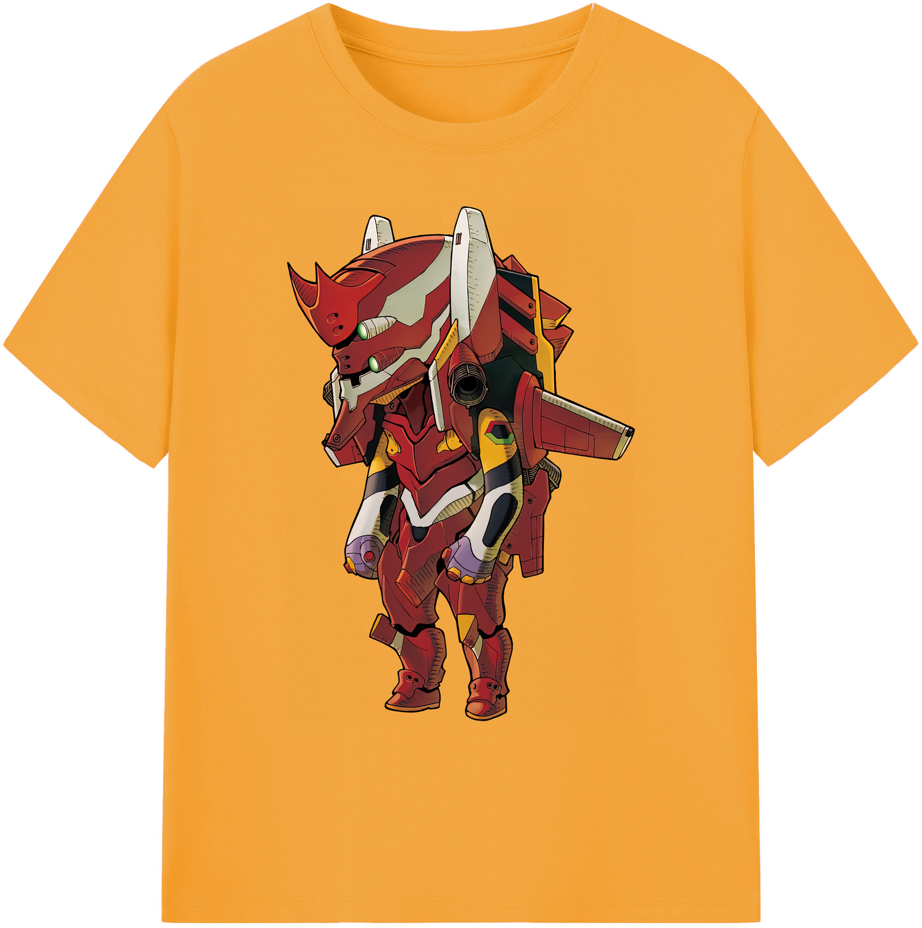 （画像用） EVA 新世紀エヴァンゲリオン 綿100％ メンズ半袖Tシャツ｜肌触りやわらか＆通気性