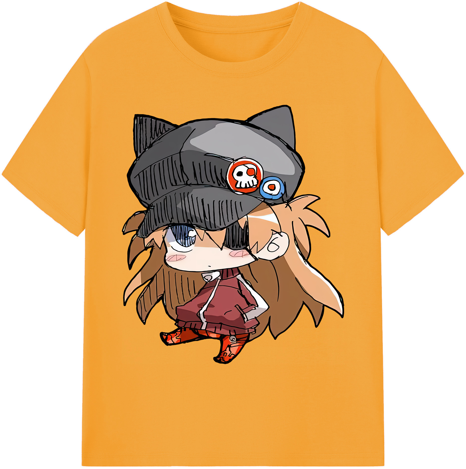 （画像用） EVA 新世紀エヴァンゲリオン 綿100％ メンズ半袖Tシャツ｜肌触りやわらか＆通気性