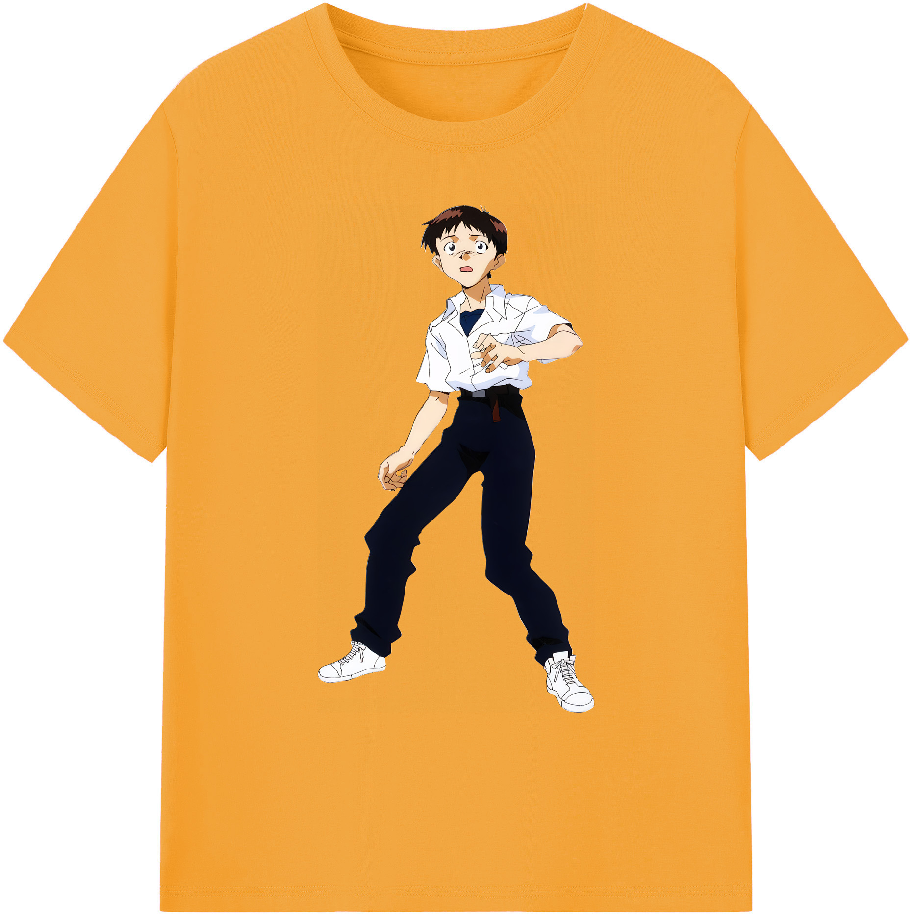 （画像用） EVA 新世紀エヴァンゲリオン 綿100％ メンズ半袖Tシャツ｜肌触りやわらか＆通気性
