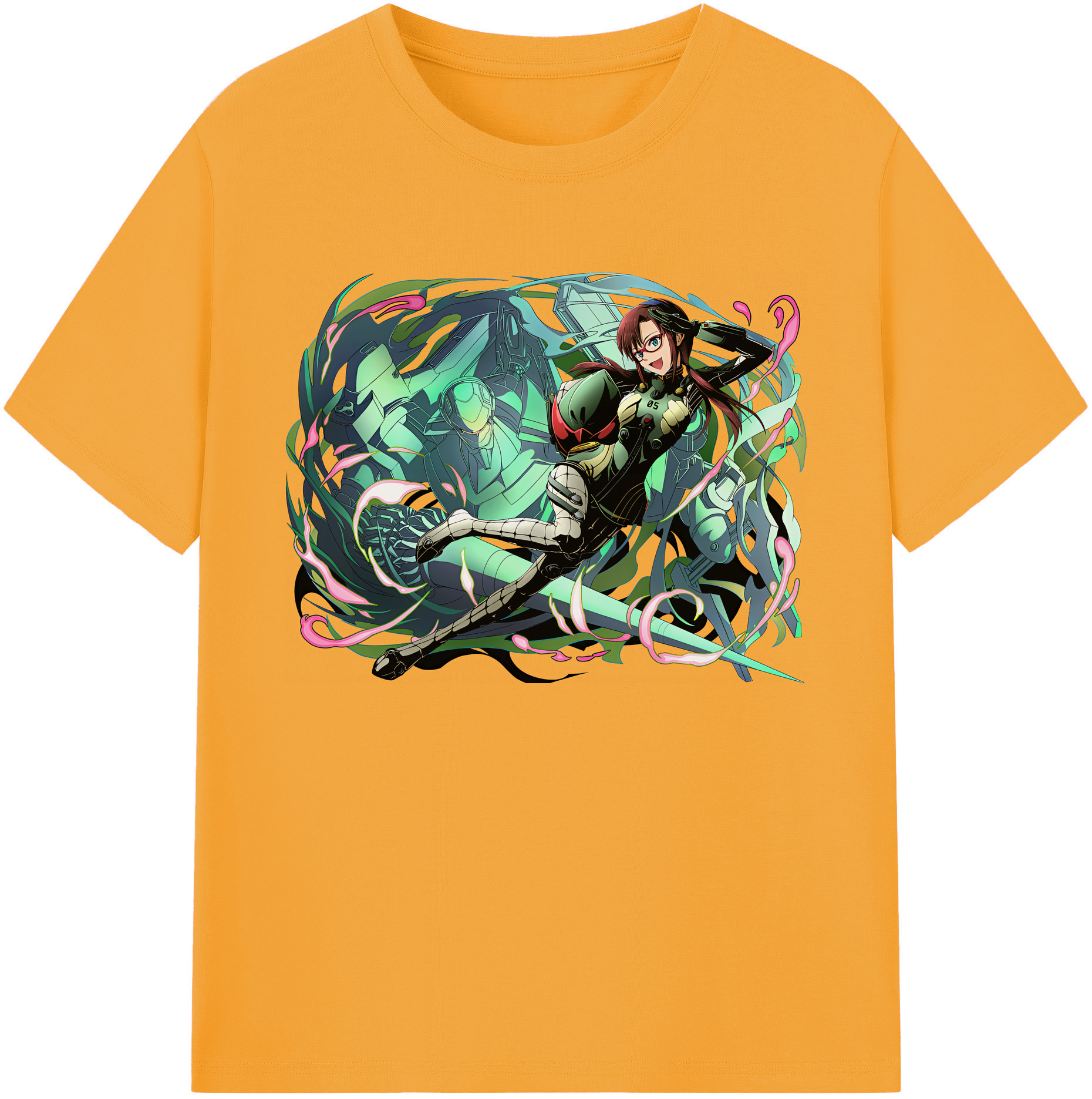 （画像用） EVA 新世紀エヴァンゲリオン 綿100％ メンズ半袖Tシャツ｜肌触りやわらか＆通気性