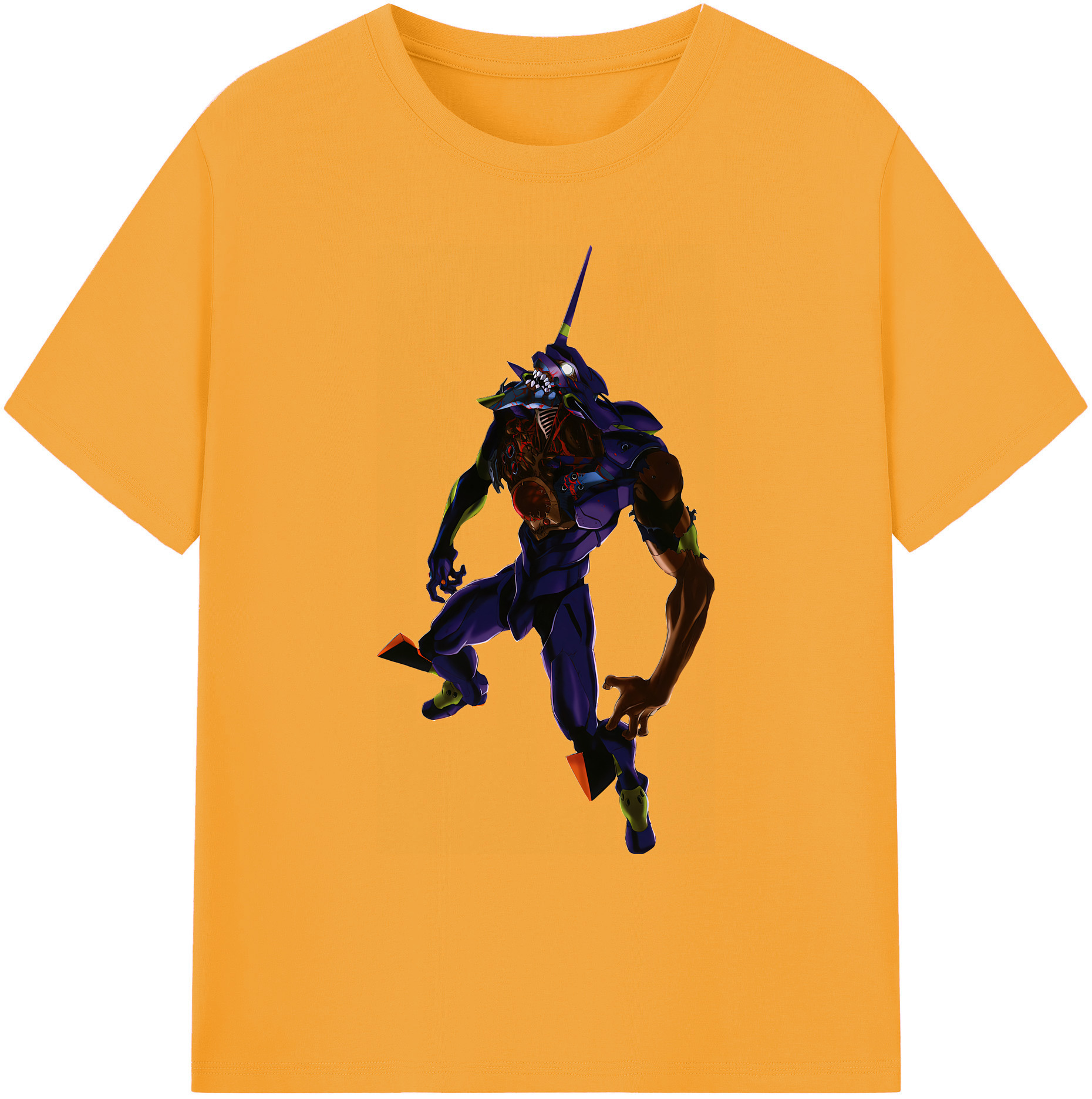 （画像用） EVA 新世紀エヴァンゲリオン 綿100％ メンズ半袖Tシャツ｜肌触りやわらか＆通気性