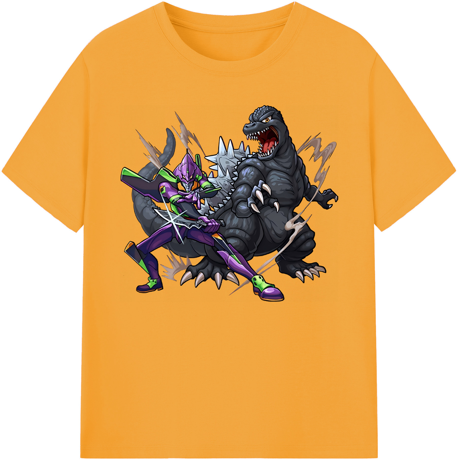 （画像用） EVA 新世紀エヴァンゲリオン 綿100％ メンズ半袖Tシャツ｜肌触りやわらか＆通気性