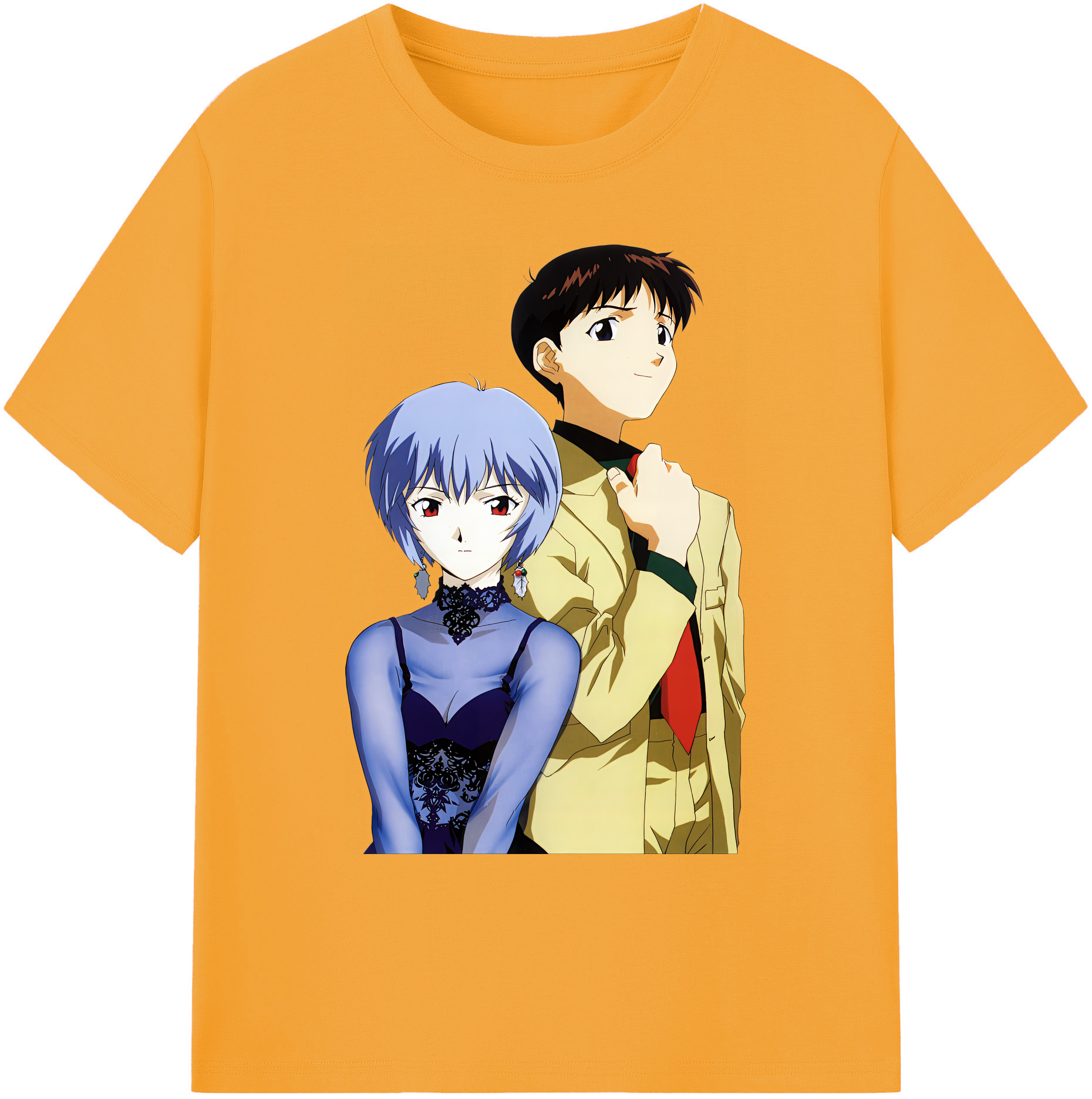 （画像用） EVA 新世紀エヴァンゲリオン 綿100％ メンズ半袖Tシャツ｜肌触りやわらか＆通気性