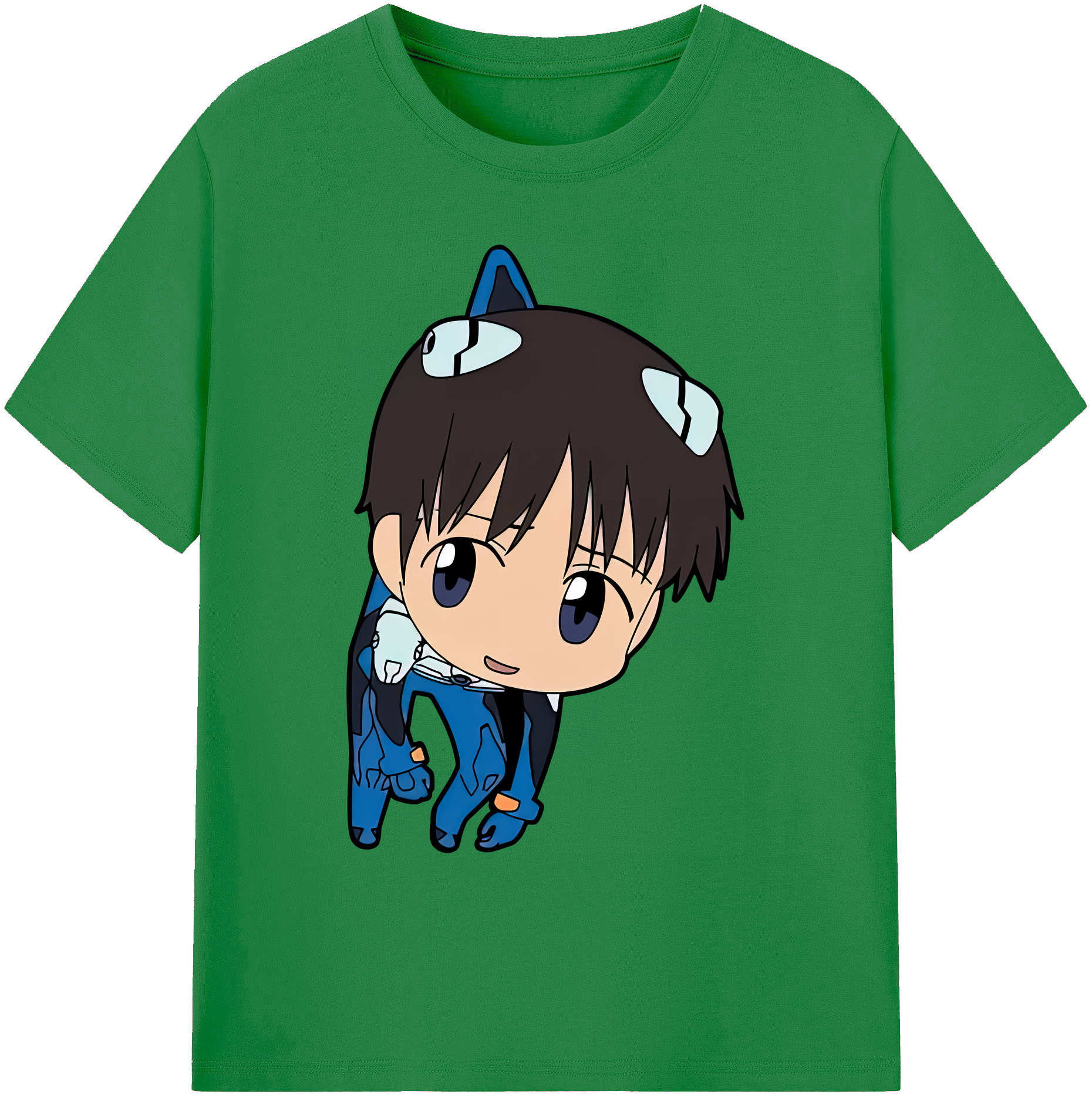 （画像用） EVA 新世紀エヴァンゲリオン 綿100％ メンズ半袖Tシャツ｜肌触りやわらか＆通気性