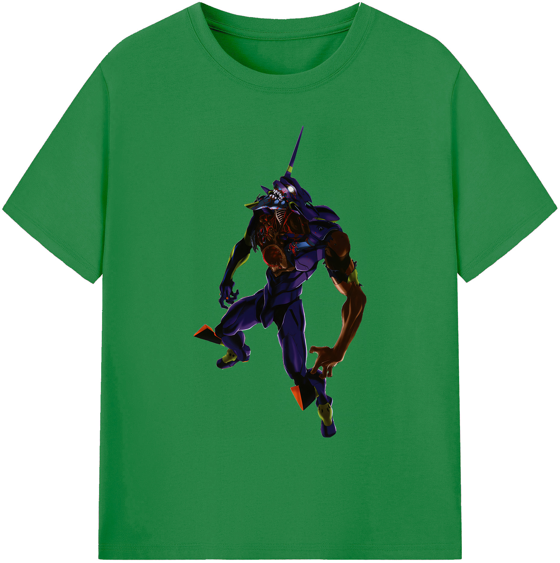 （画像用） EVA 新世紀エヴァンゲリオン 綿100％ メンズ半袖Tシャツ｜肌触りやわらか＆通気性