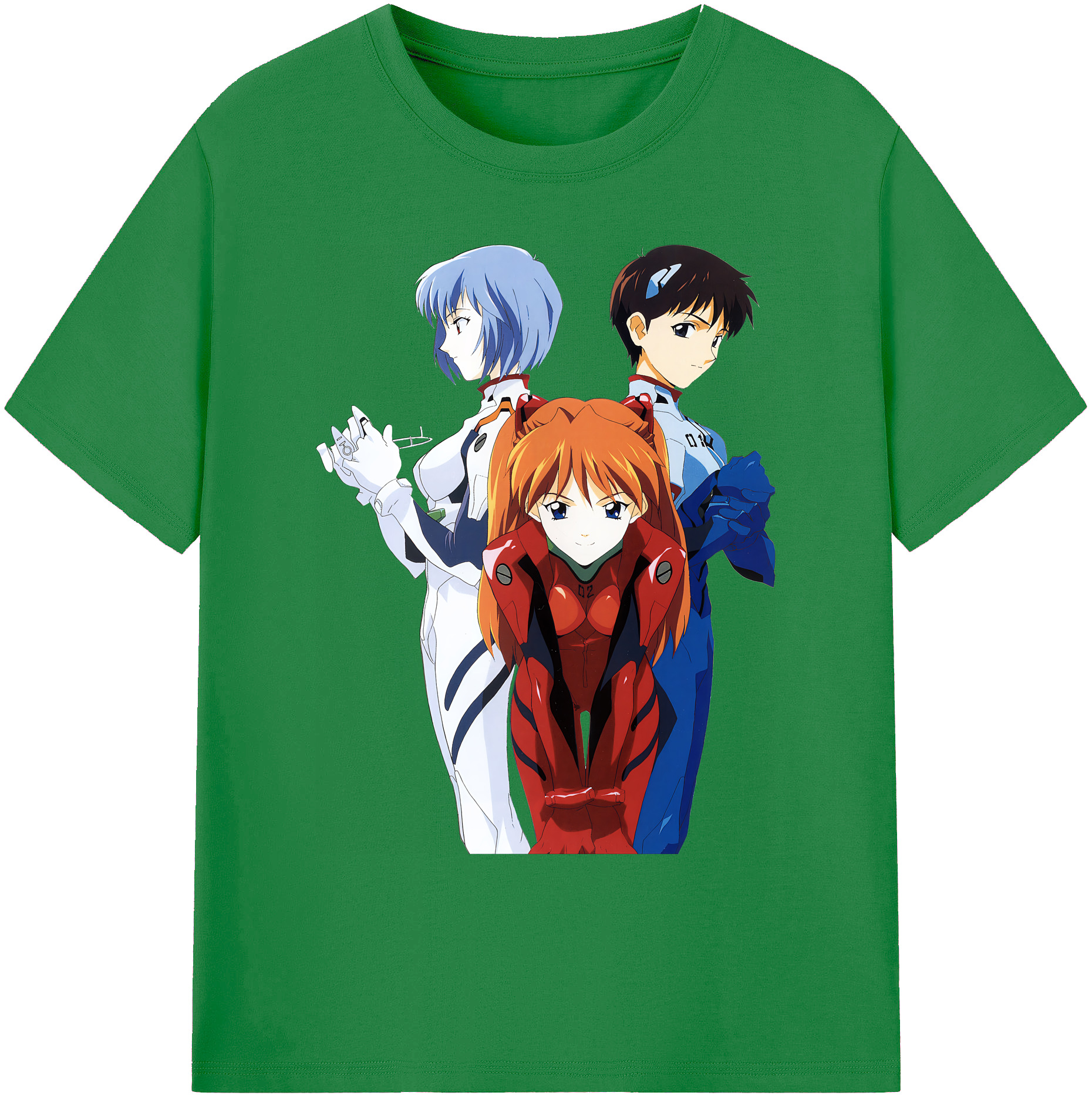 （画像用） EVA 新世紀エヴァンゲリオン 綿100％ メンズ半袖Tシャツ｜肌触りやわらか＆通気性