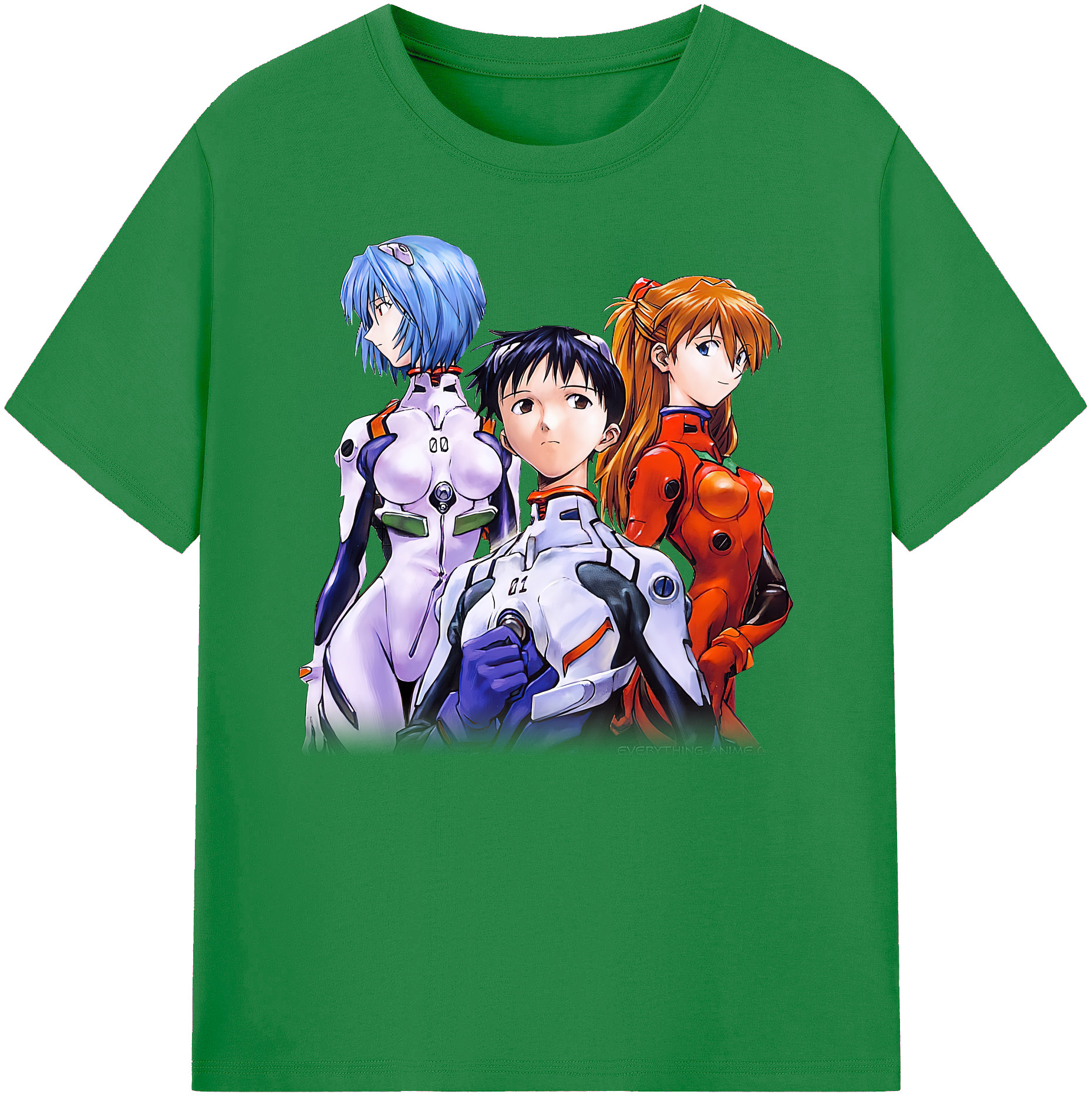 （画像用） EVA 新世紀エヴァンゲリオン 綿100％ メンズ半袖Tシャツ｜肌触りやわらか＆通気性