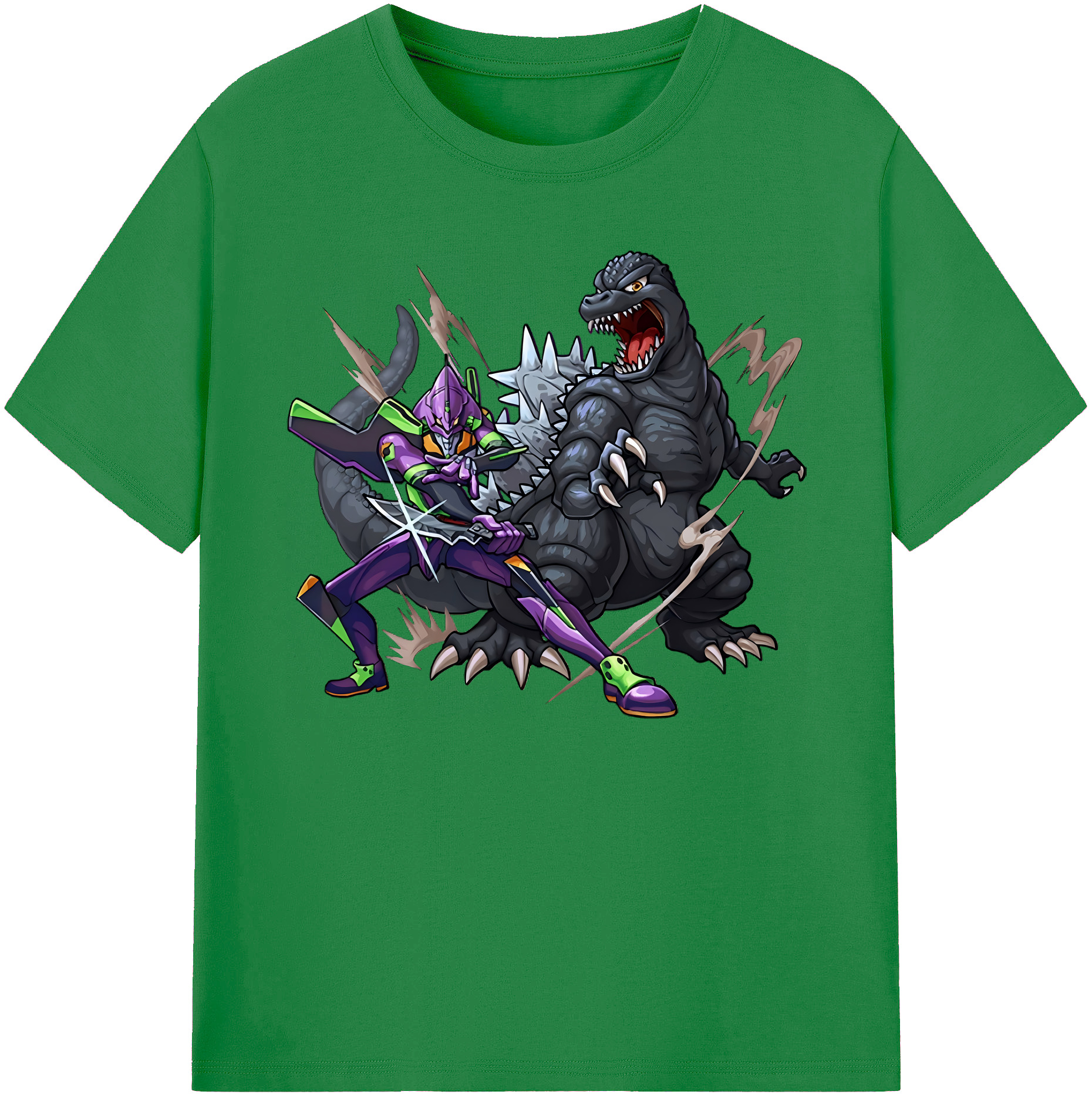 （画像用） EVA 新世紀エヴァンゲリオン 綿100％ メンズ半袖Tシャツ｜肌触りやわらか＆通気性