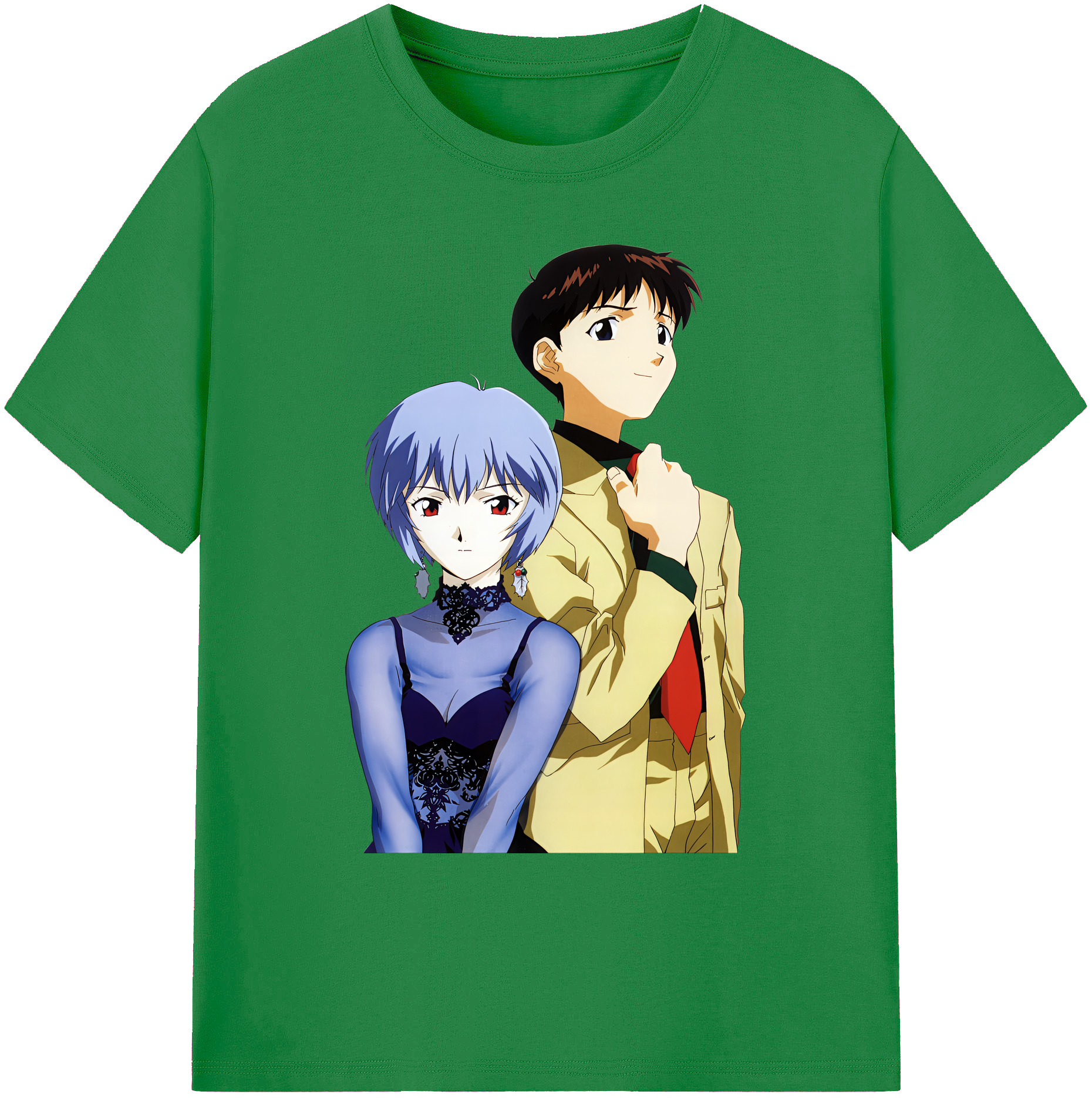 （画像用） EVA 新世紀エヴァンゲリオン 綿100％ メンズ半袖Tシャツ｜肌触りやわらか＆通気性