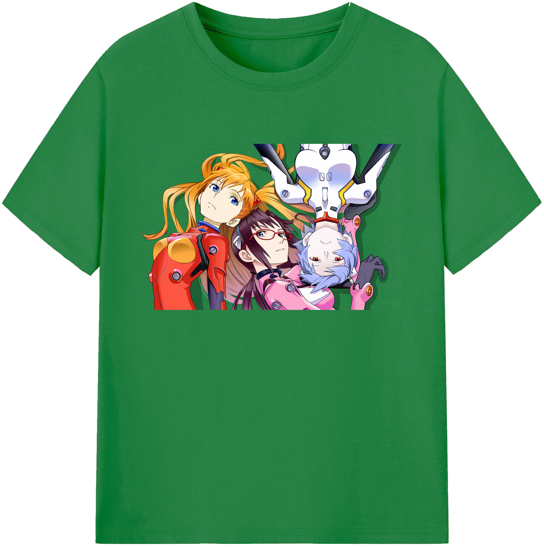 （画像用） EVA 新世紀エヴァンゲリオン 綿100％ メンズ半袖Tシャツ｜肌触りやわらか＆通気性