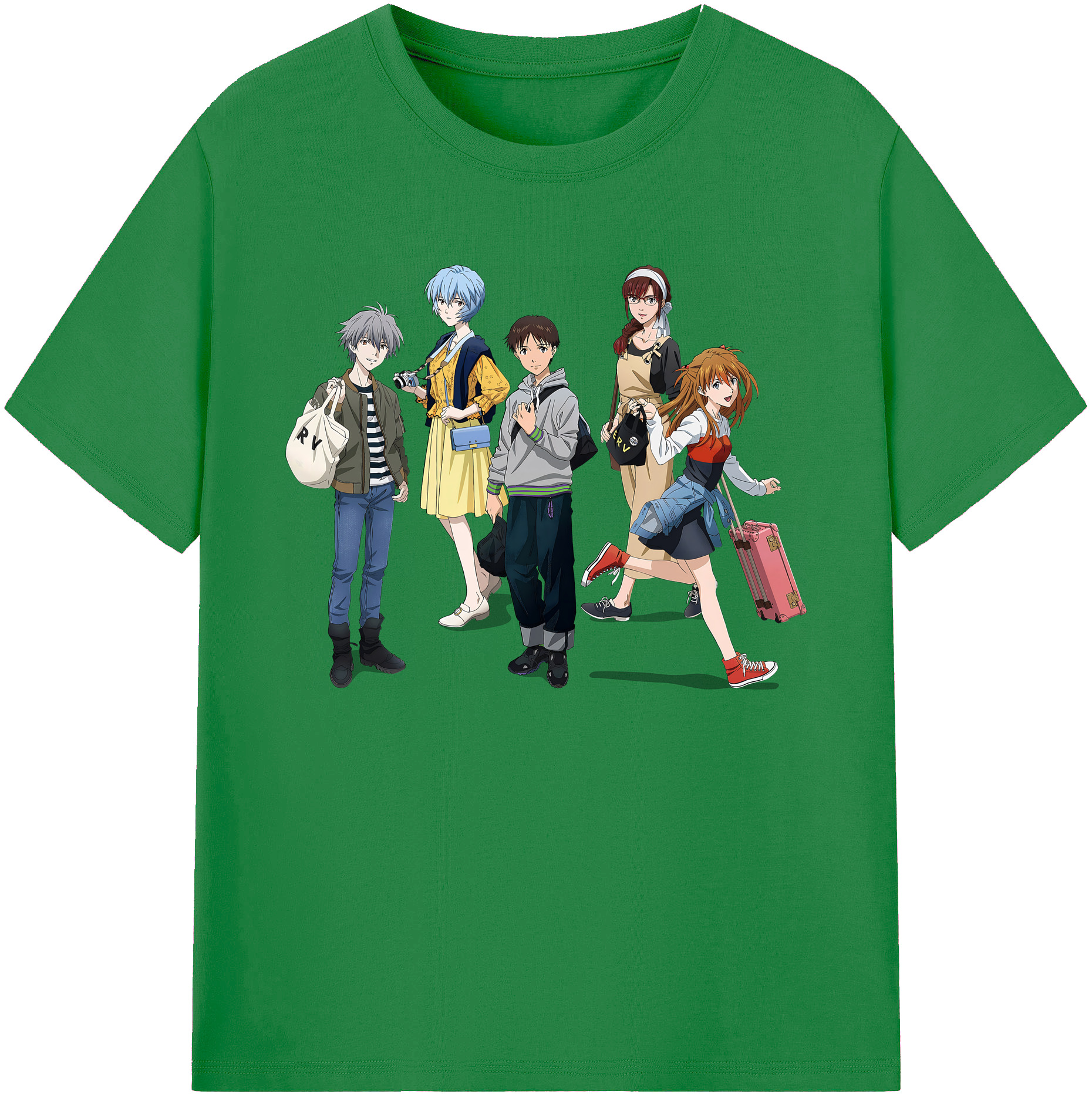 （画像用） EVA 新世紀エヴァンゲリオン 綿100％ メンズ半袖Tシャツ｜肌触りやわらか＆通気性