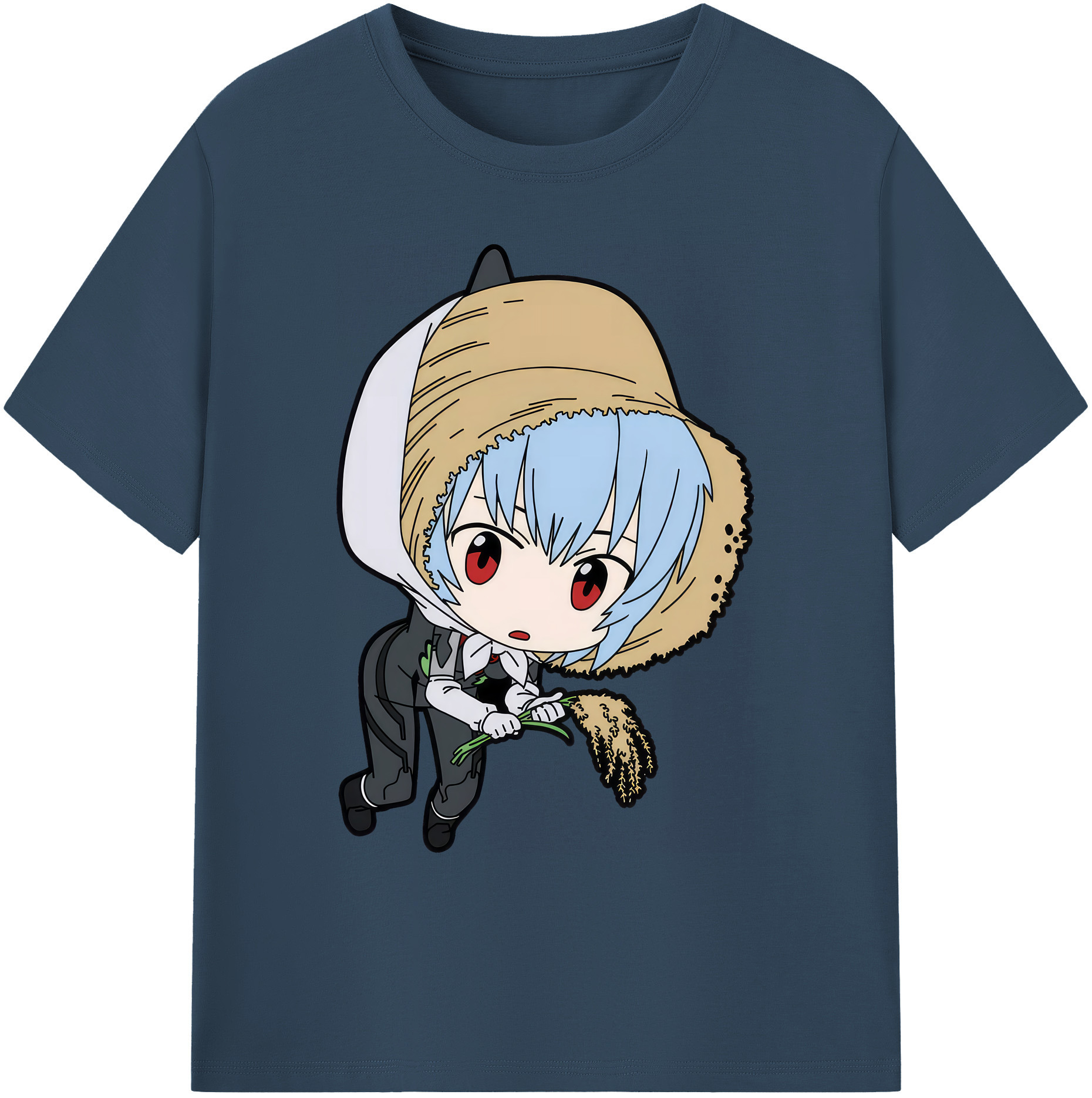 （画像用） EVA 新世紀エヴァンゲリオン 綿100％ メンズ半袖Tシャツ｜肌触りやわらか＆通気性