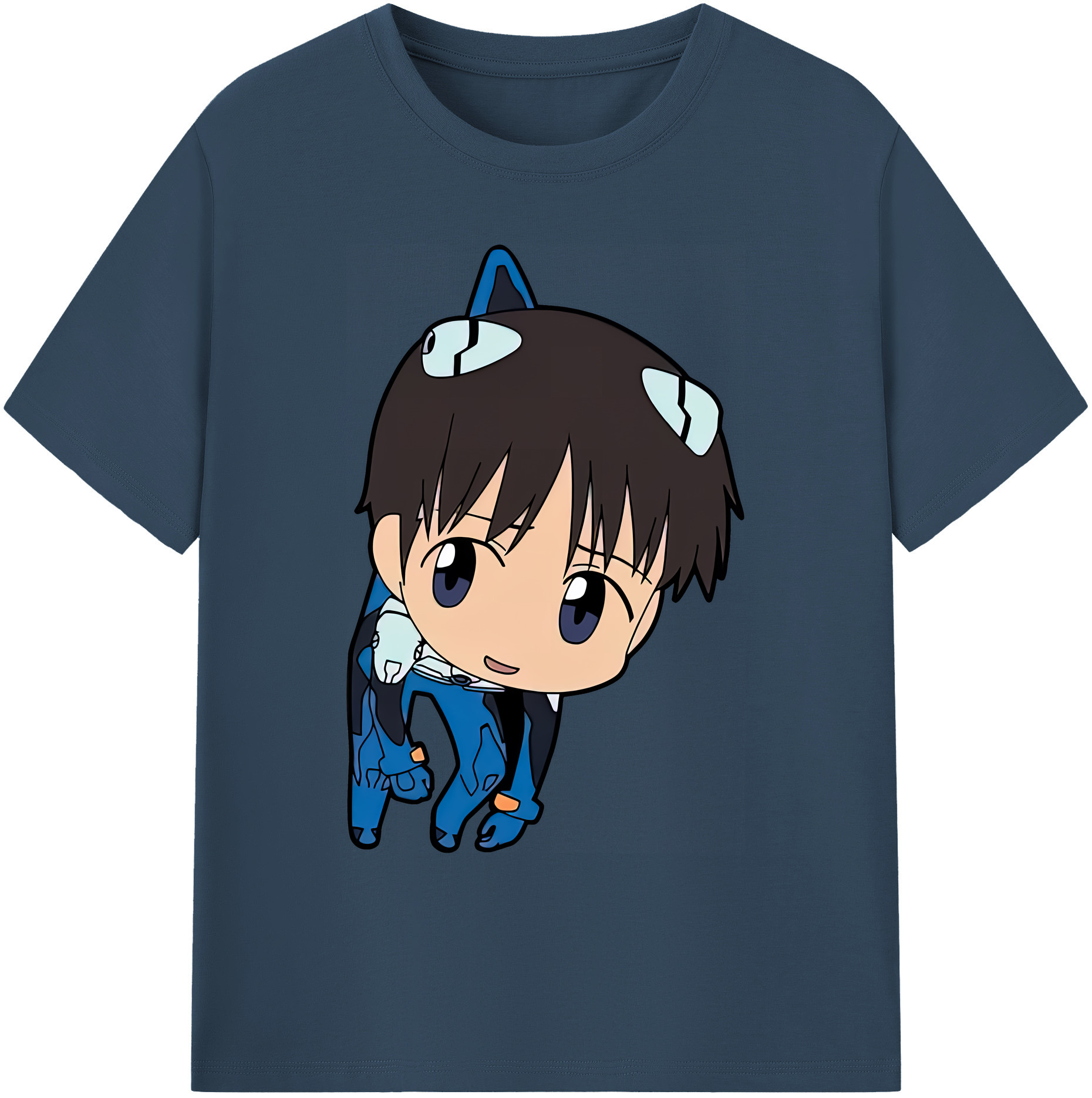 （画像用） EVA 新世紀エヴァンゲリオン 綿100％ メンズ半袖Tシャツ｜肌触りやわらか＆通気性