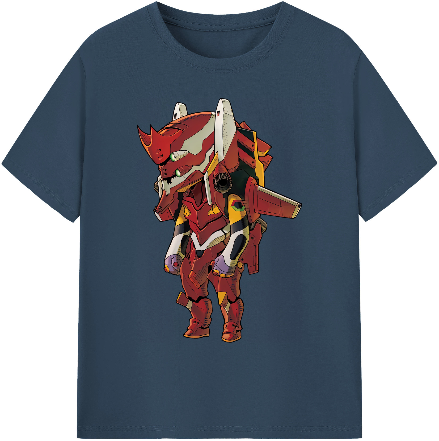 （画像用） EVA 新世紀エヴァンゲリオン 綿100％ メンズ半袖Tシャツ｜肌触りやわらか＆通気性