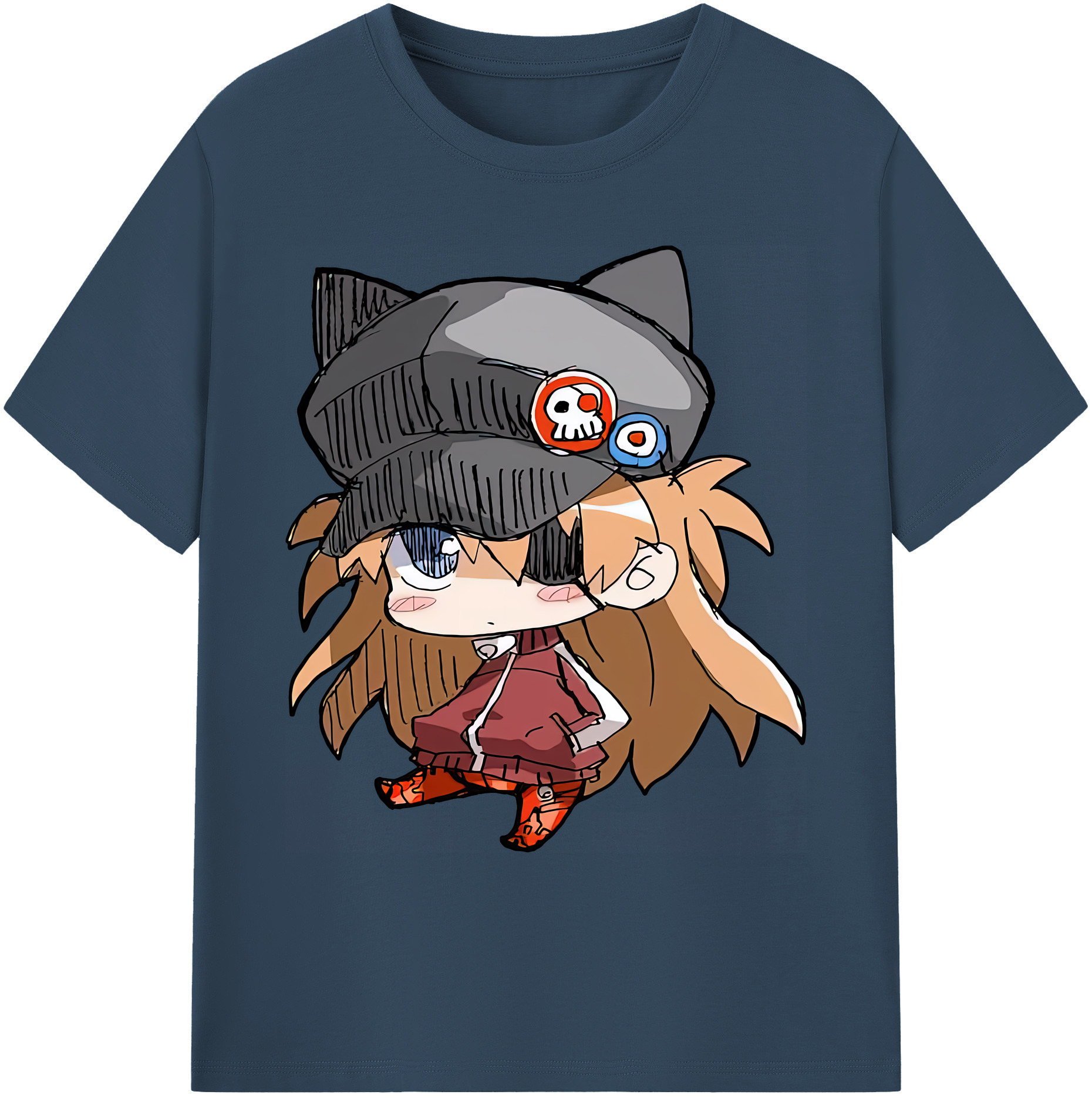 （画像用） EVA 新世紀エヴァンゲリオン 綿100％ メンズ半袖Tシャツ｜肌触りやわらか＆通気性