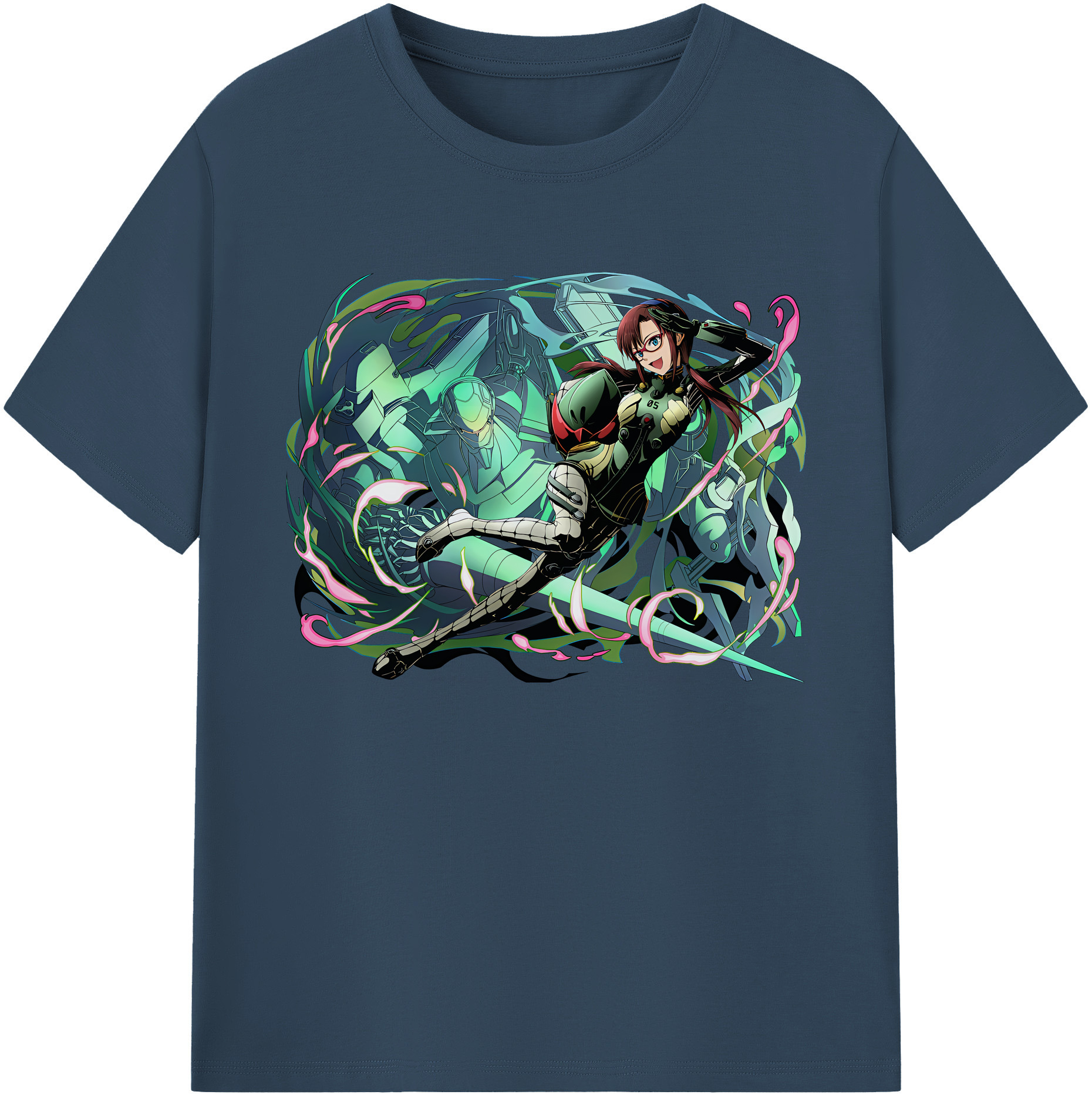 （画像用） EVA 新世紀エヴァンゲリオン 綿100％ メンズ半袖Tシャツ｜肌触りやわらか＆通気性