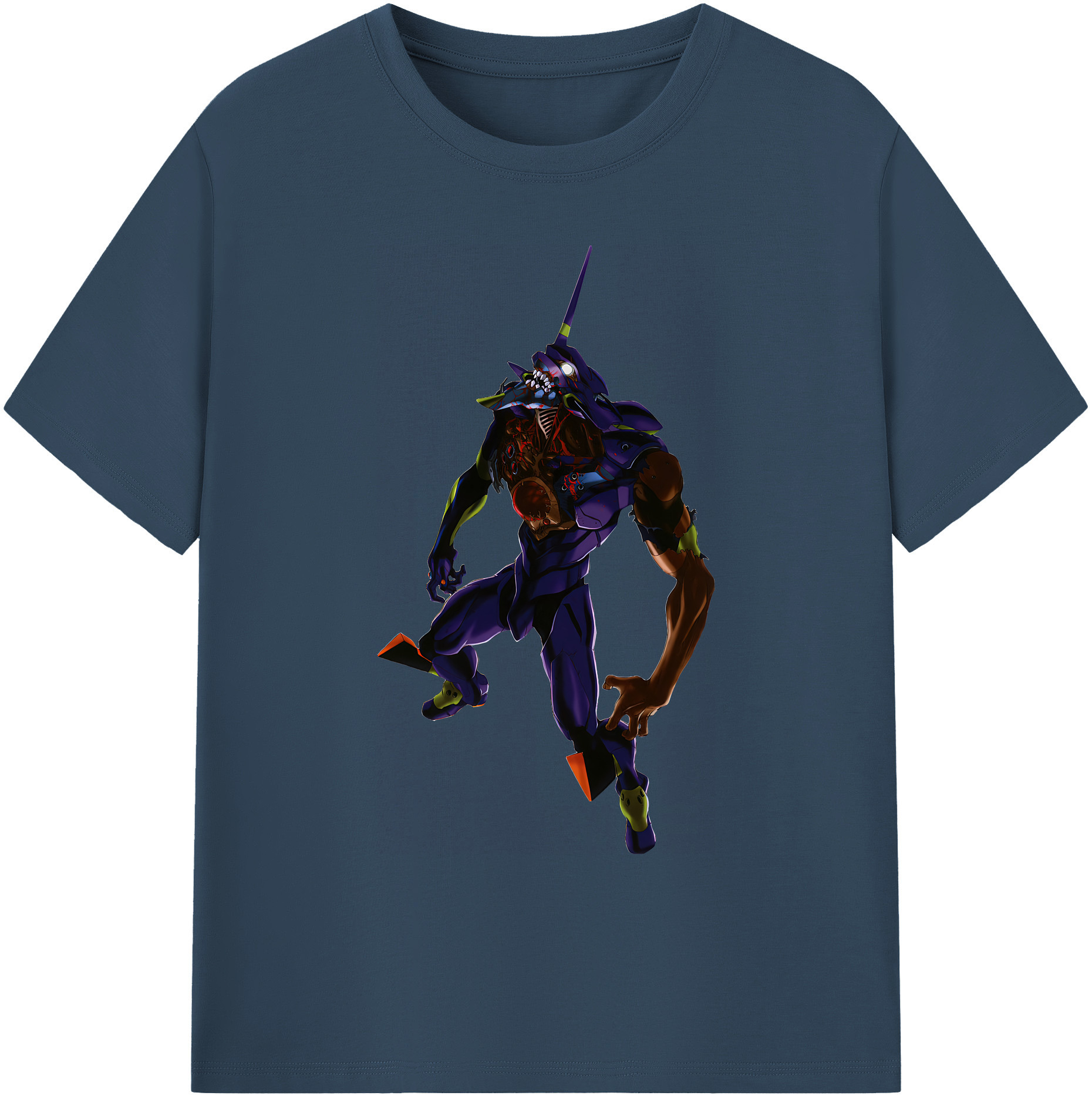 （画像用） EVA 新世紀エヴァンゲリオン 綿100％ メンズ半袖Tシャツ｜肌触りやわらか＆通気性