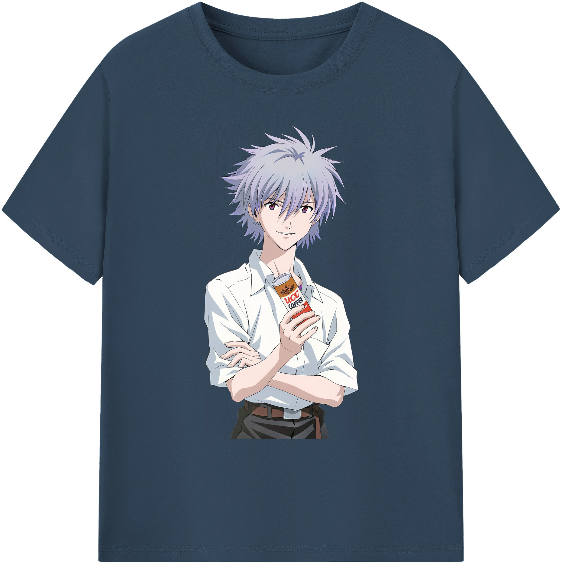 （画像用） EVA 新世紀エヴァンゲリオン 綿100％ メンズ半袖Tシャツ｜肌触りやわらか＆通気性