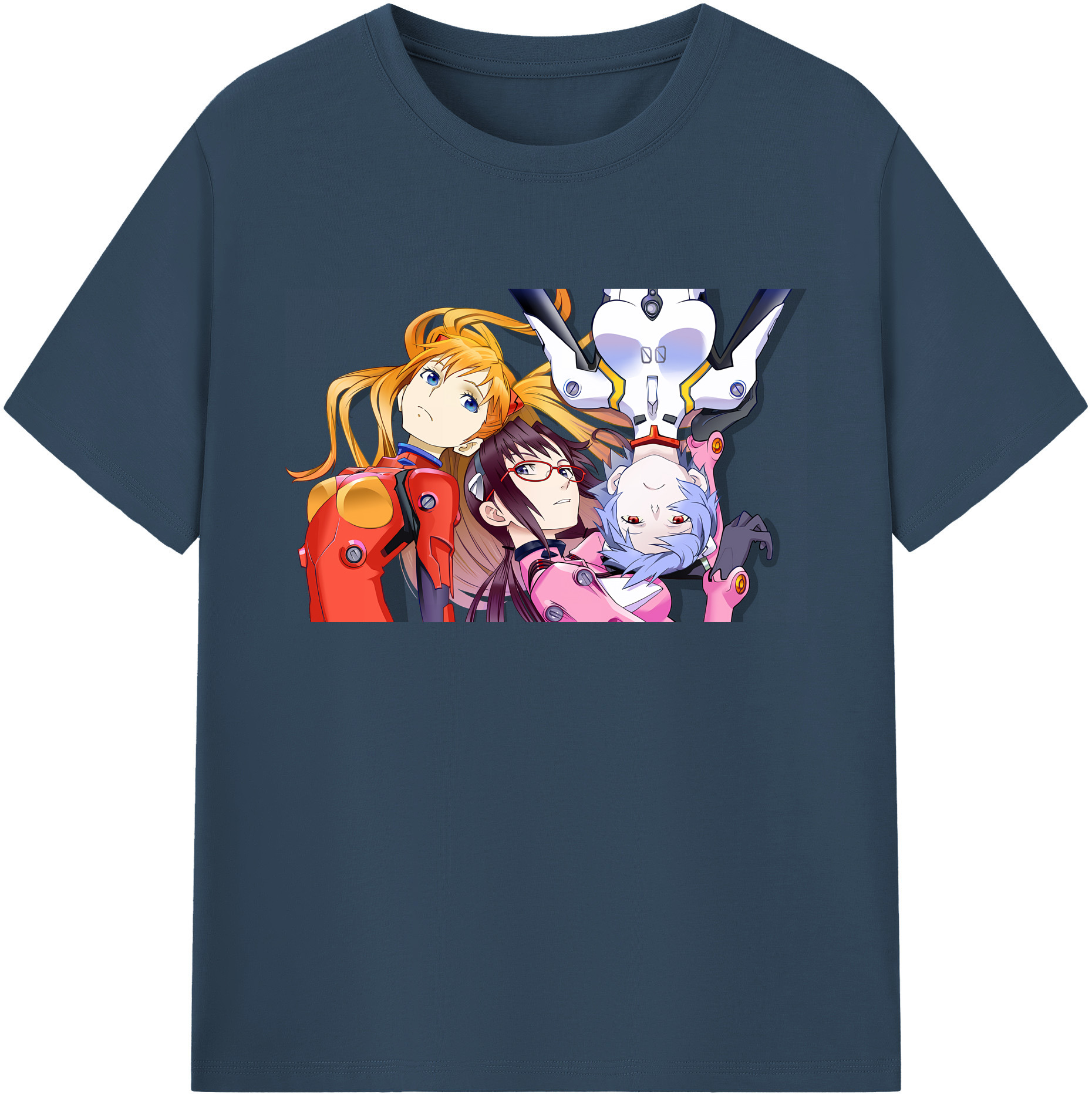 （画像用） EVA 新世紀エヴァンゲリオン 綿100％ メンズ半袖Tシャツ｜肌触りやわらか＆通気性