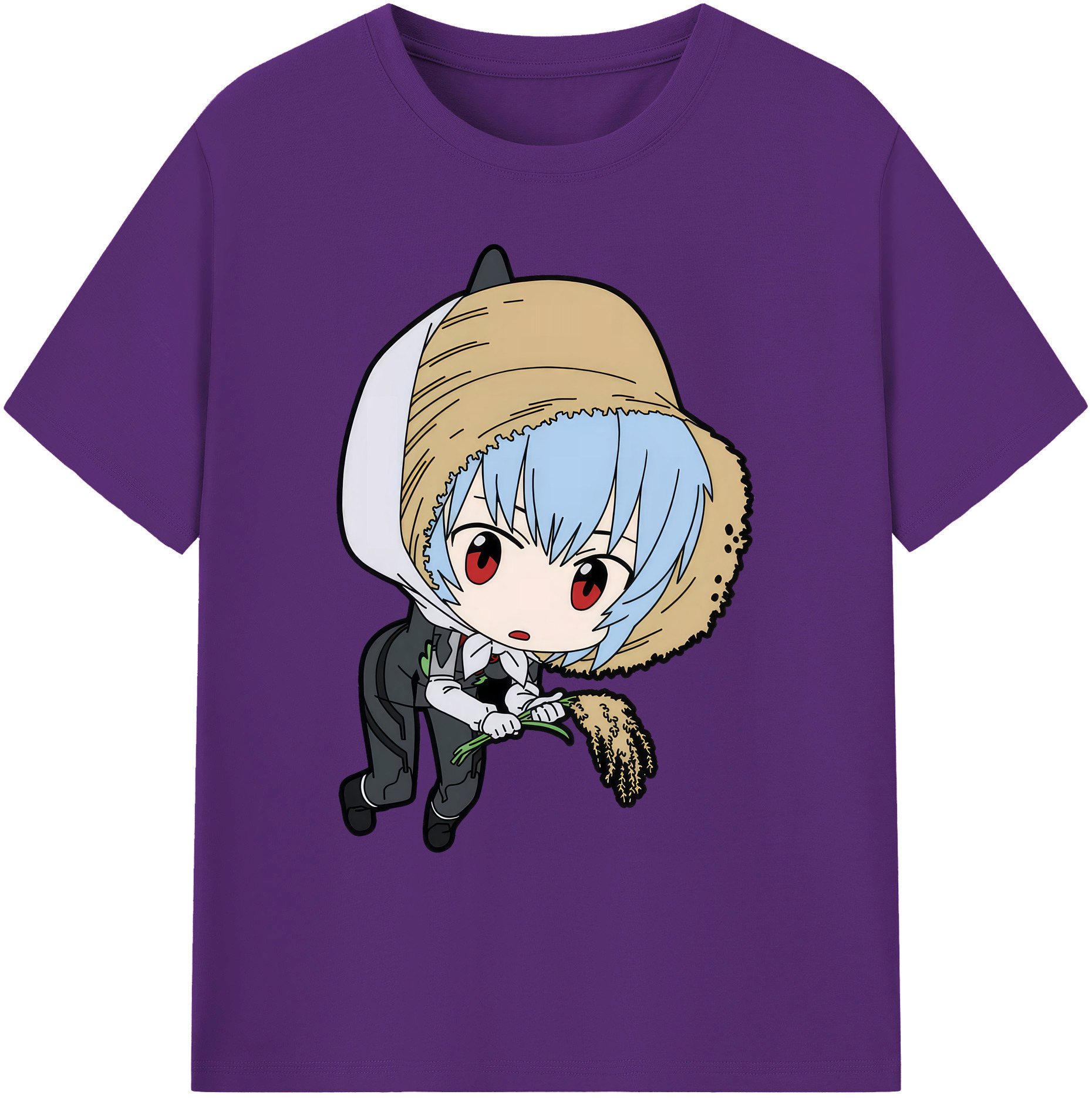 （画像用） EVA 新世紀エヴァンゲリオン 綿100％ メンズ半袖Tシャツ｜肌触りやわらか＆通気性