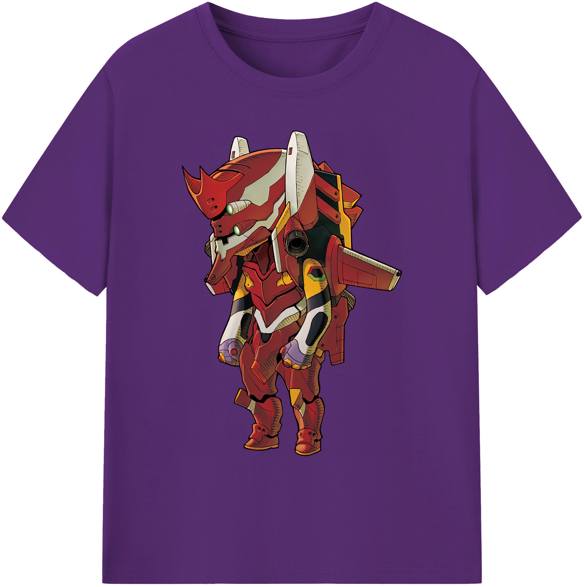 （画像用） EVA 新世紀エヴァンゲリオン 綿100％ メンズ半袖Tシャツ｜肌触りやわらか＆通気性