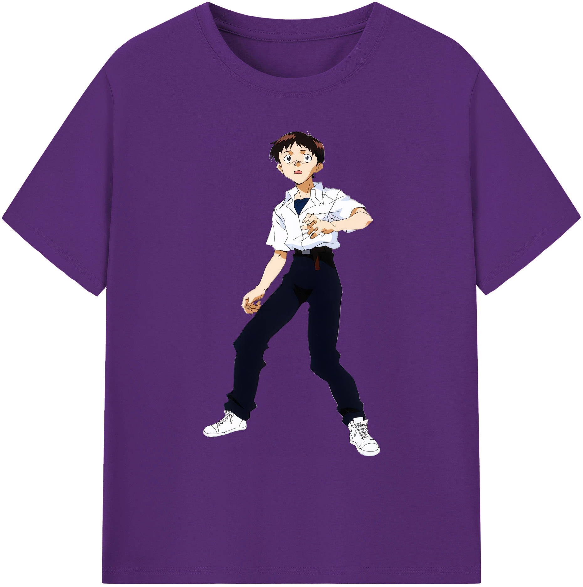 （画像用） EVA 新世紀エヴァンゲリオン 綿100％ メンズ半袖Tシャツ｜肌触りやわらか＆通気性