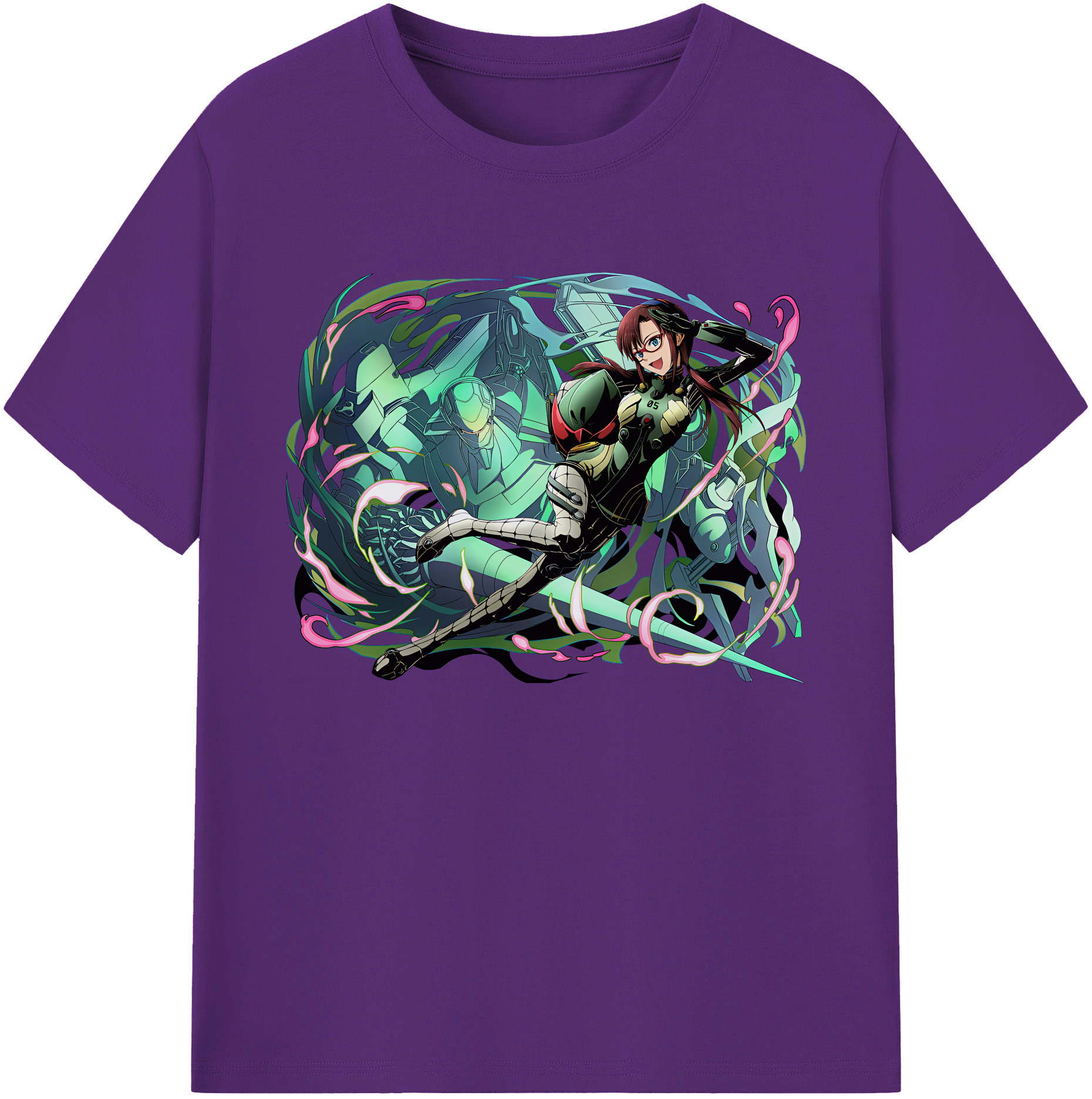 （画像用） EVA 新世紀エヴァンゲリオン 綿100％ メンズ半袖Tシャツ｜肌触りやわらか＆通気性