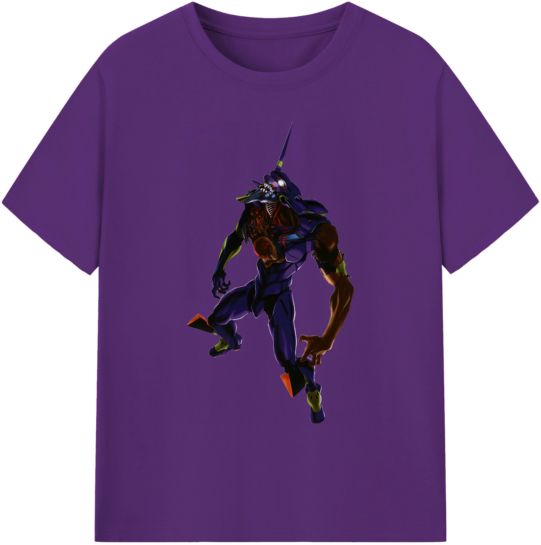 （画像用） EVA 新世紀エヴァンゲリオン 綿100％ メンズ半袖Tシャツ｜肌触りやわらか＆通気性