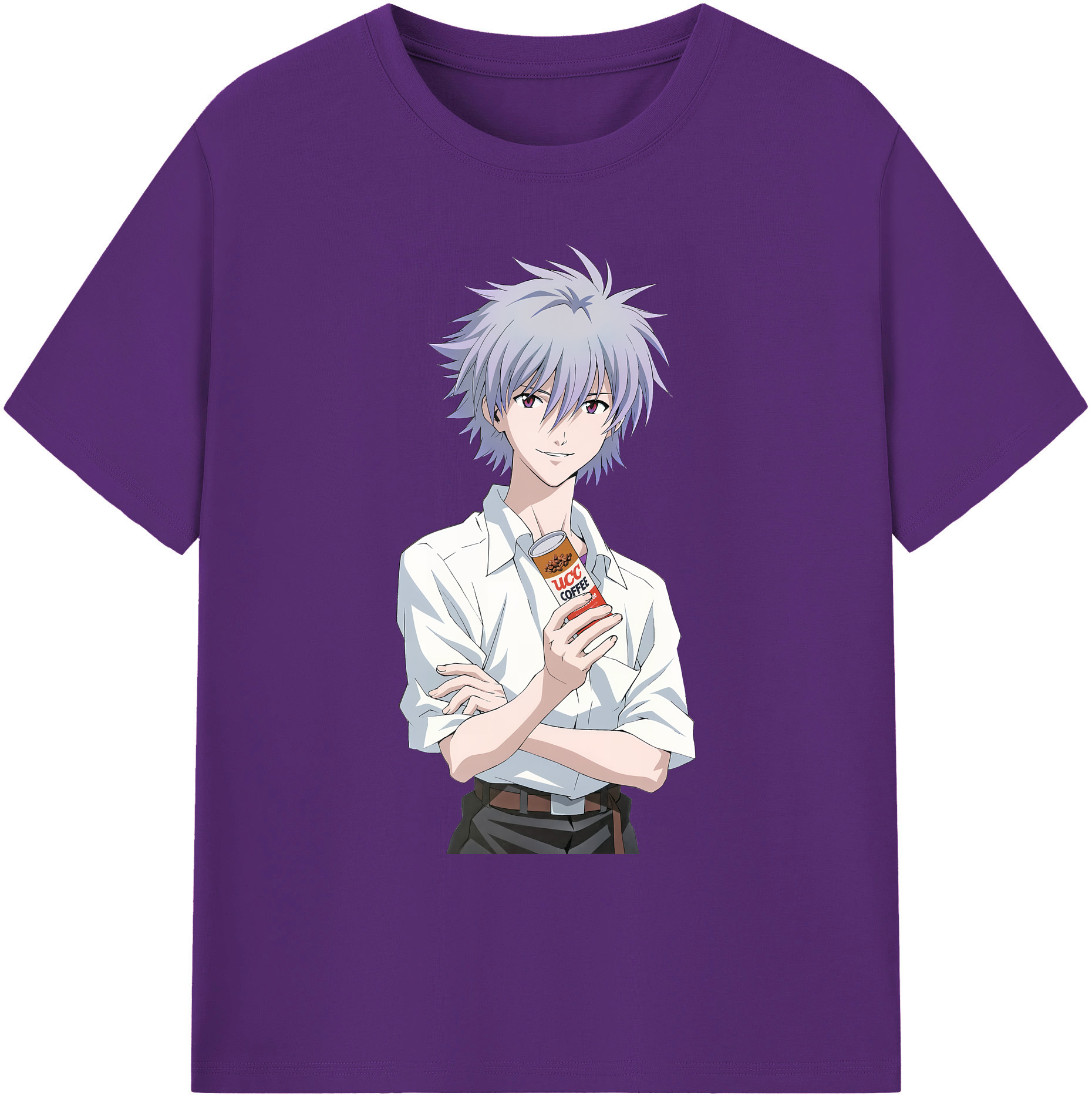（画像用） EVA 新世紀エヴァンゲリオン 綿100％ メンズ半袖Tシャツ｜肌触りやわらか＆通気性