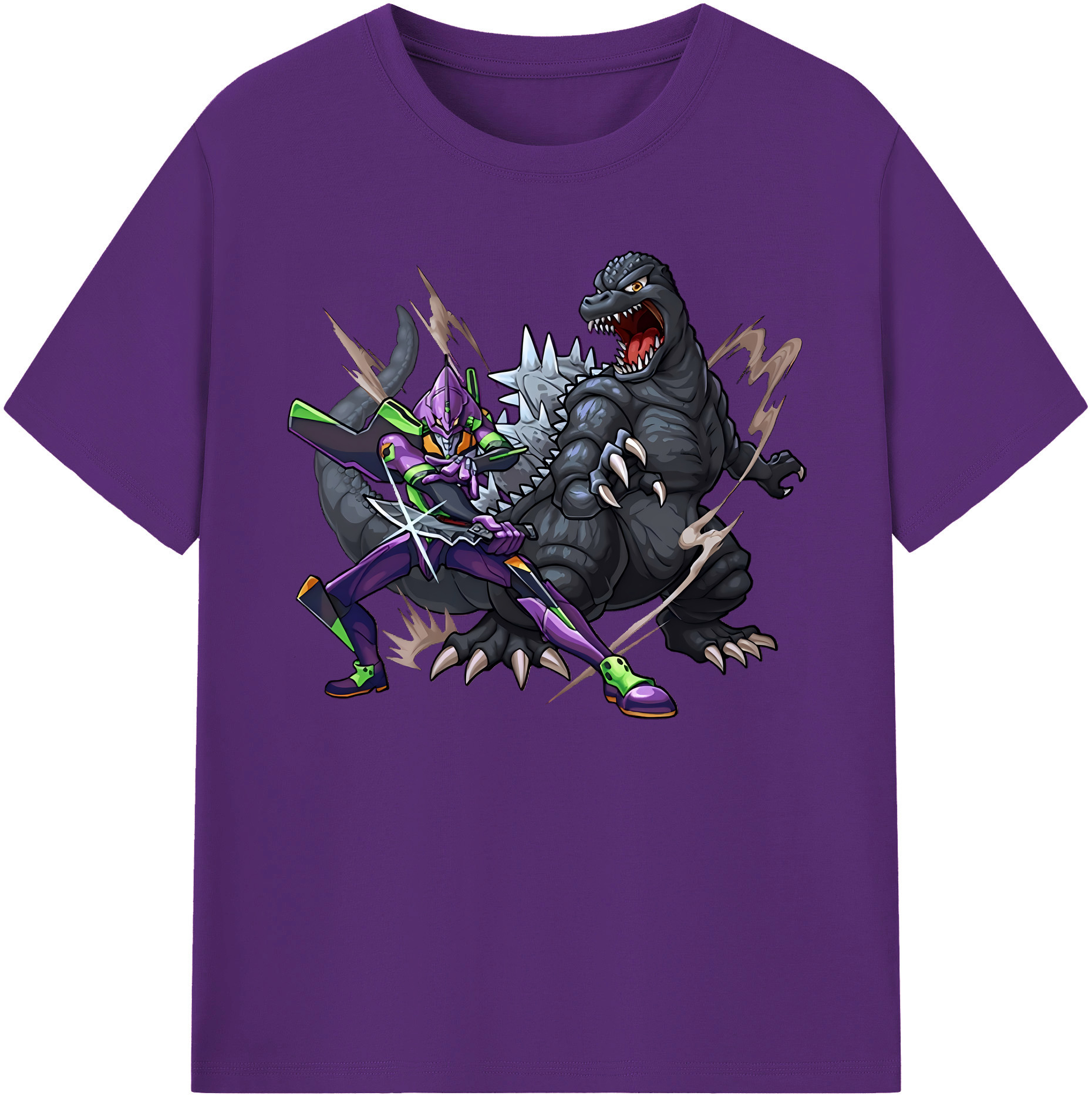 （画像用） EVA 新世紀エヴァンゲリオン 綿100％ メンズ半袖Tシャツ｜肌触りやわらか＆通気性