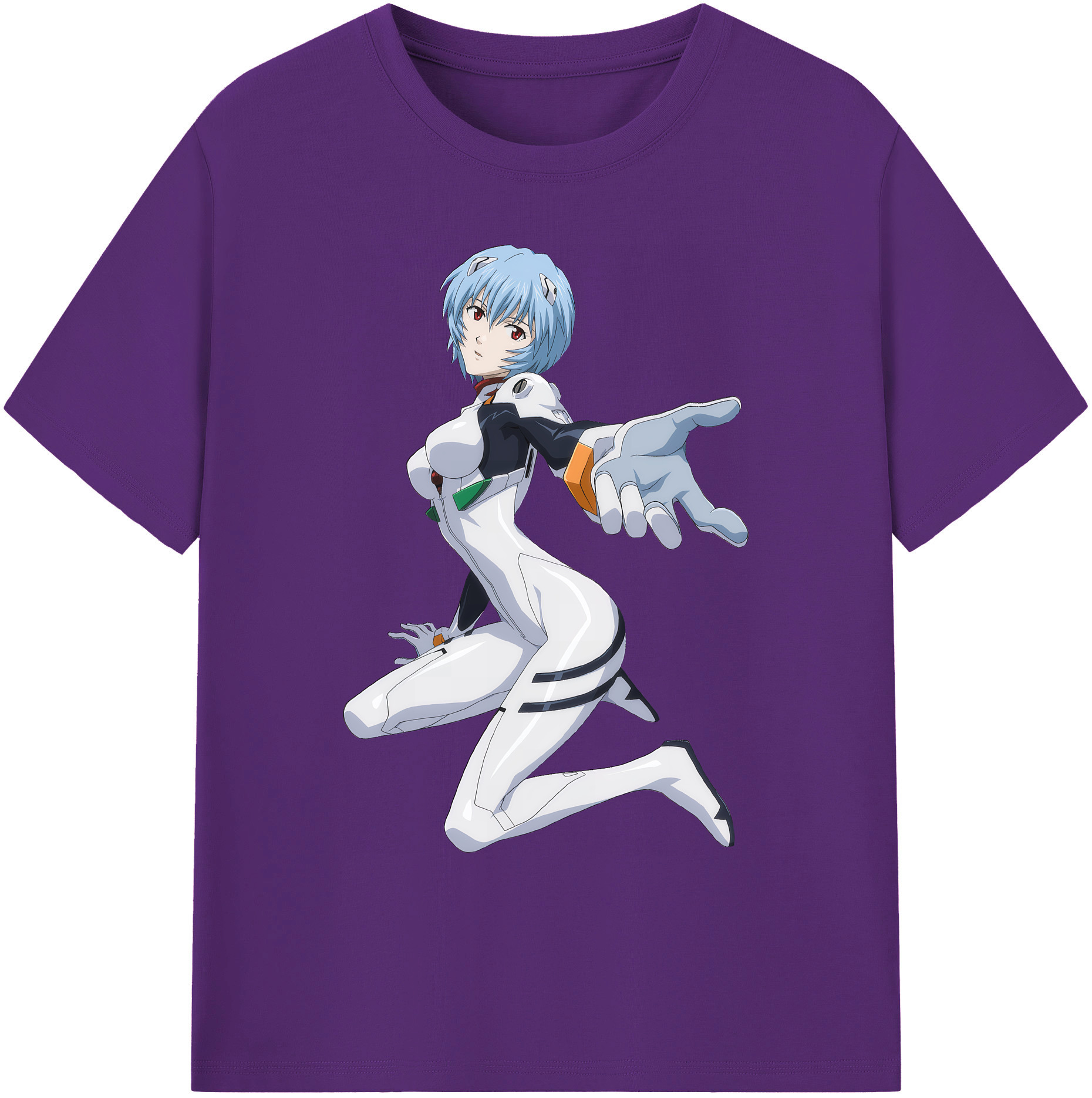 （画像用） EVA 新世紀エヴァンゲリオン 綿100％ メンズ半袖Tシャツ｜肌触りやわらか＆通気性