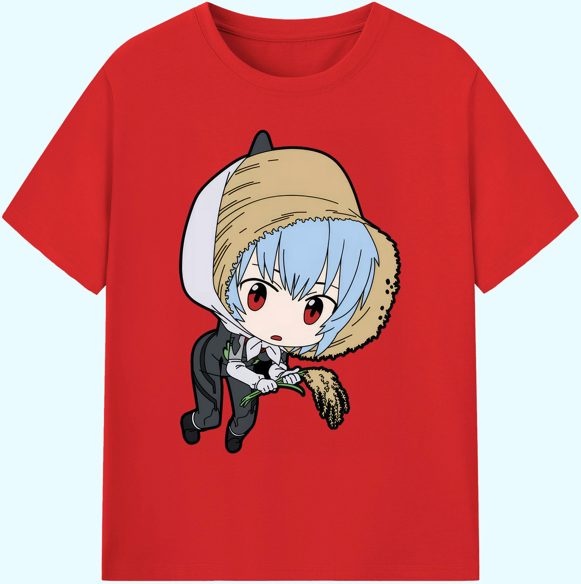 （画像用） EVA 新世紀エヴァンゲリオン 綿100％ メンズ半袖Tシャツ｜肌触りやわらか＆通気性