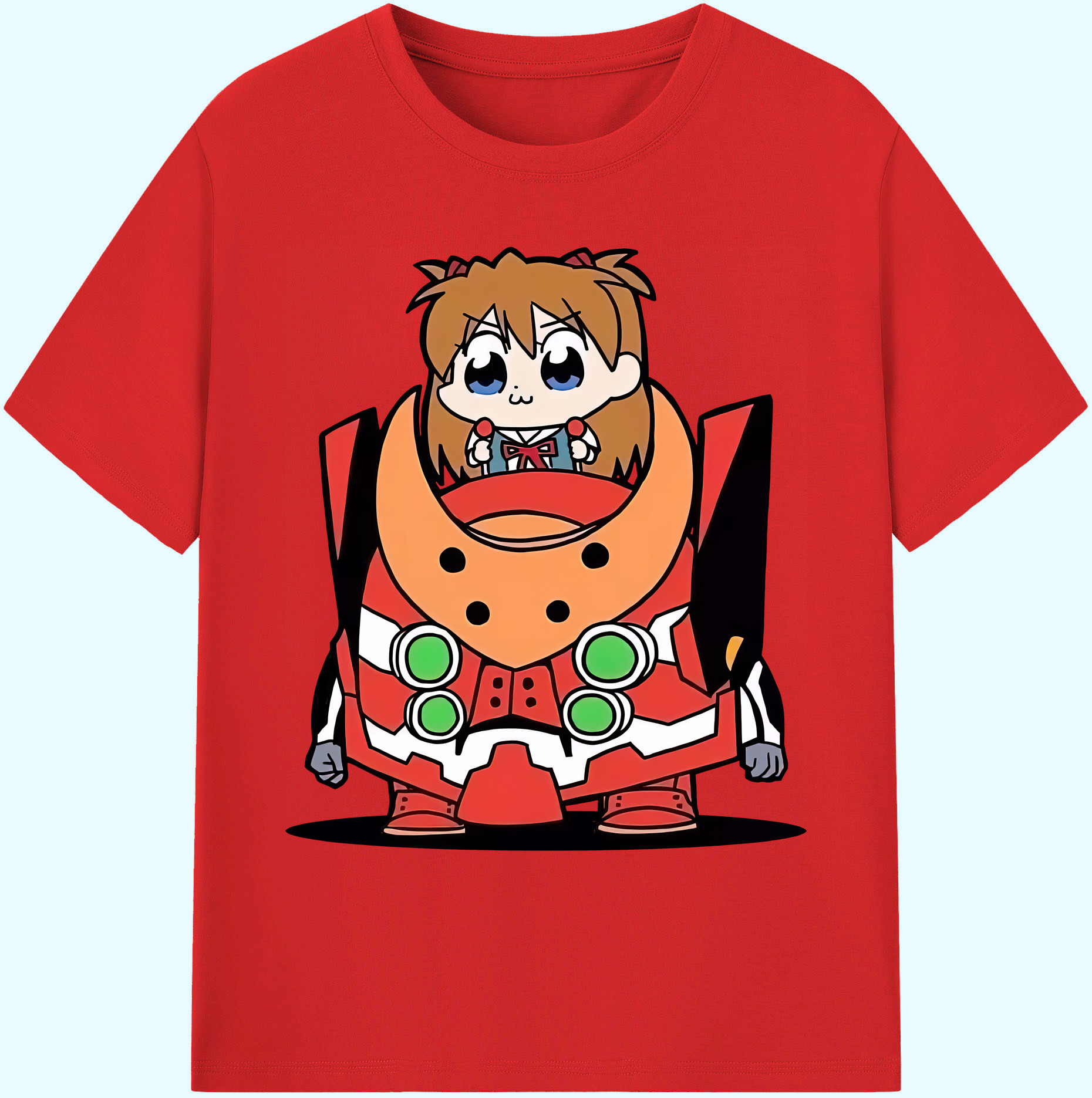 （画像用） EVA 新世紀エヴァンゲリオン 綿100％ メンズ半袖Tシャツ｜肌触りやわらか＆通気性