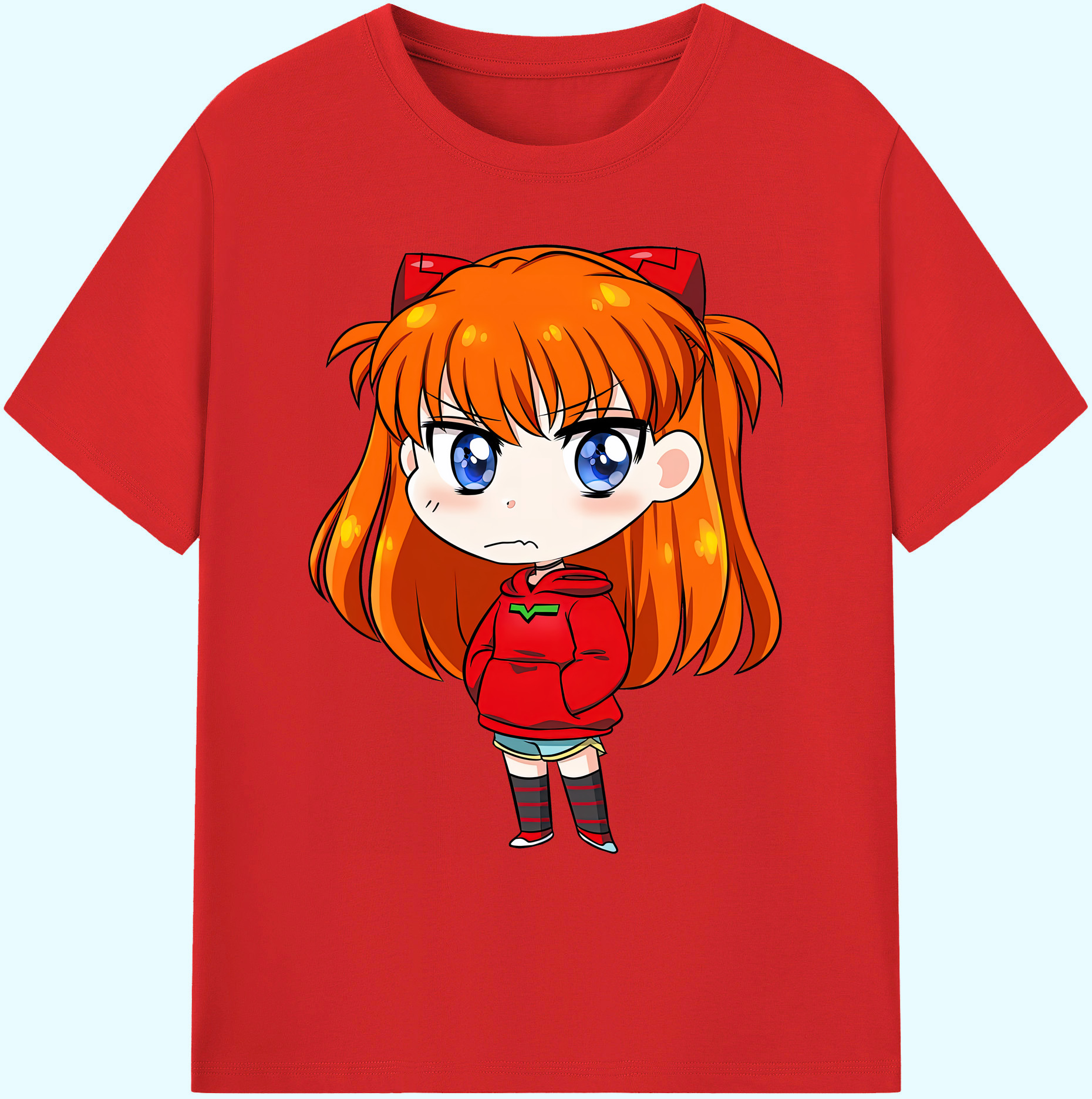 （画像用） EVA 新世紀エヴァンゲリオン 綿100％ メンズ半袖Tシャツ｜肌触りやわらか＆通気性