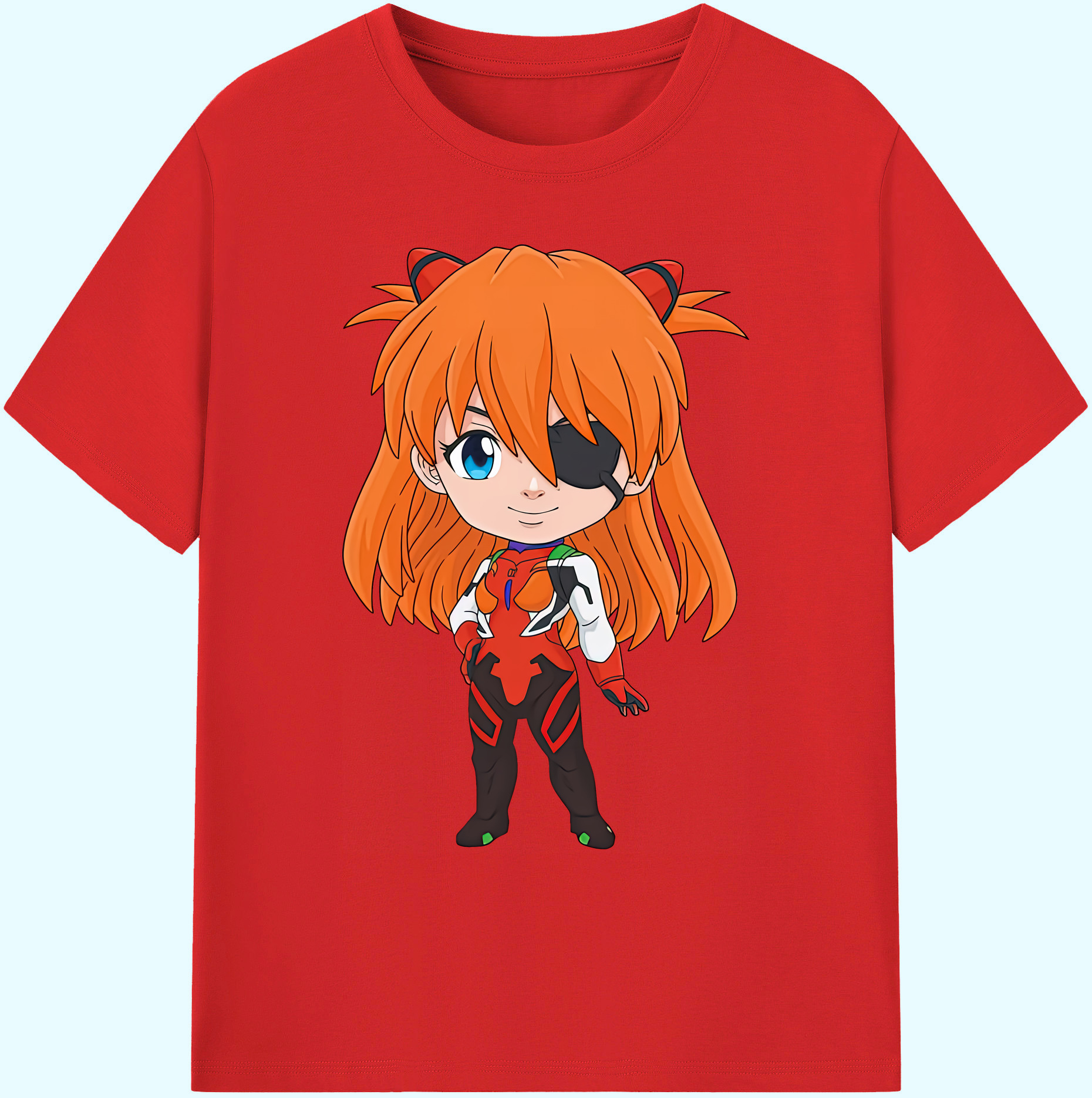 （画像用） EVA 新世紀エヴァンゲリオン 綿100％ メンズ半袖Tシャツ｜肌触りやわらか＆通気性