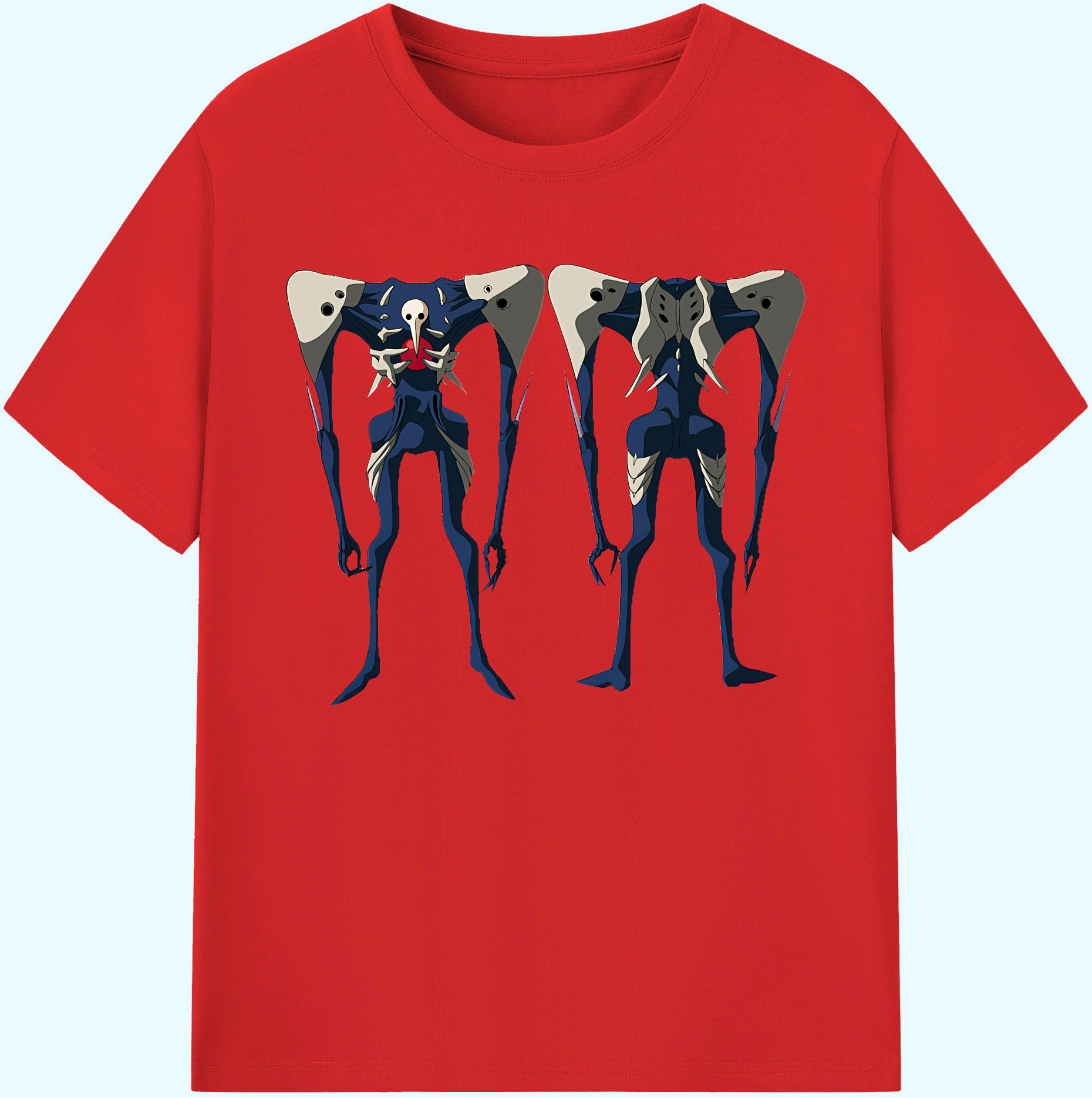 （画像用） EVA 新世紀エヴァンゲリオン 綿100％ メンズ半袖Tシャツ｜肌触りやわらか＆通気性