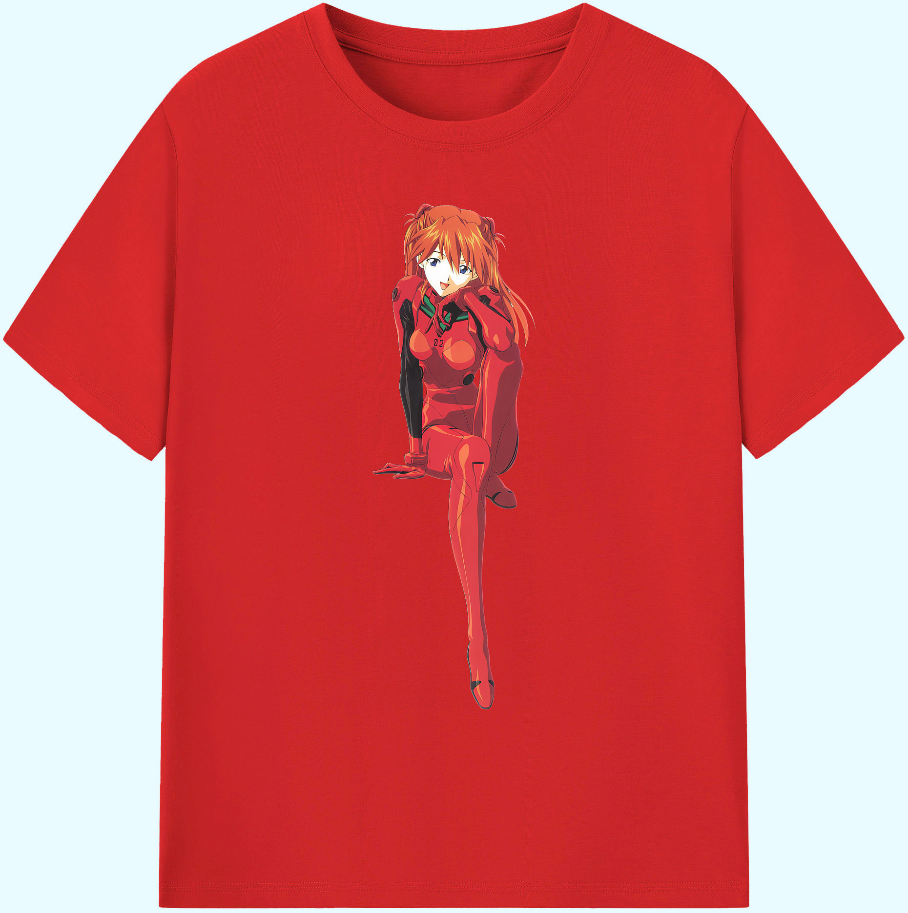 （画像用） EVA 新世紀エヴァンゲリオン 綿100％ メンズ半袖Tシャツ｜肌触りやわらか＆通気性