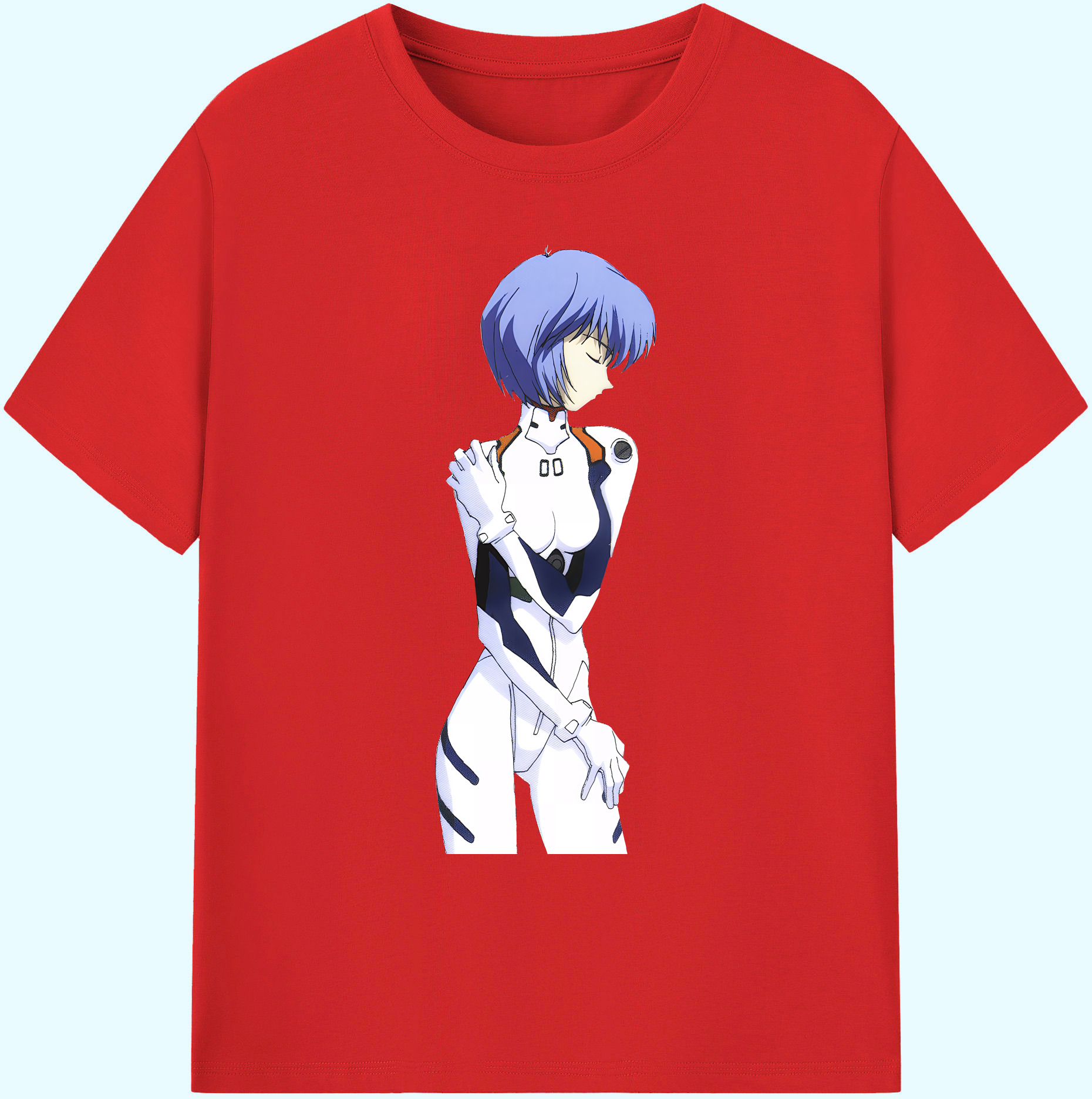 （画像用） EVA 新世紀エヴァンゲリオン 綿100％ メンズ半袖Tシャツ｜肌触りやわらか＆通気性