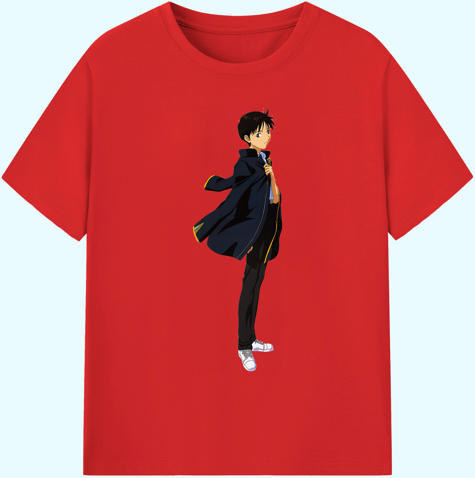 （画像用） EVA 新世紀エヴァンゲリオン 綿100％ メンズ半袖Tシャツ｜肌触りやわらか＆通気性