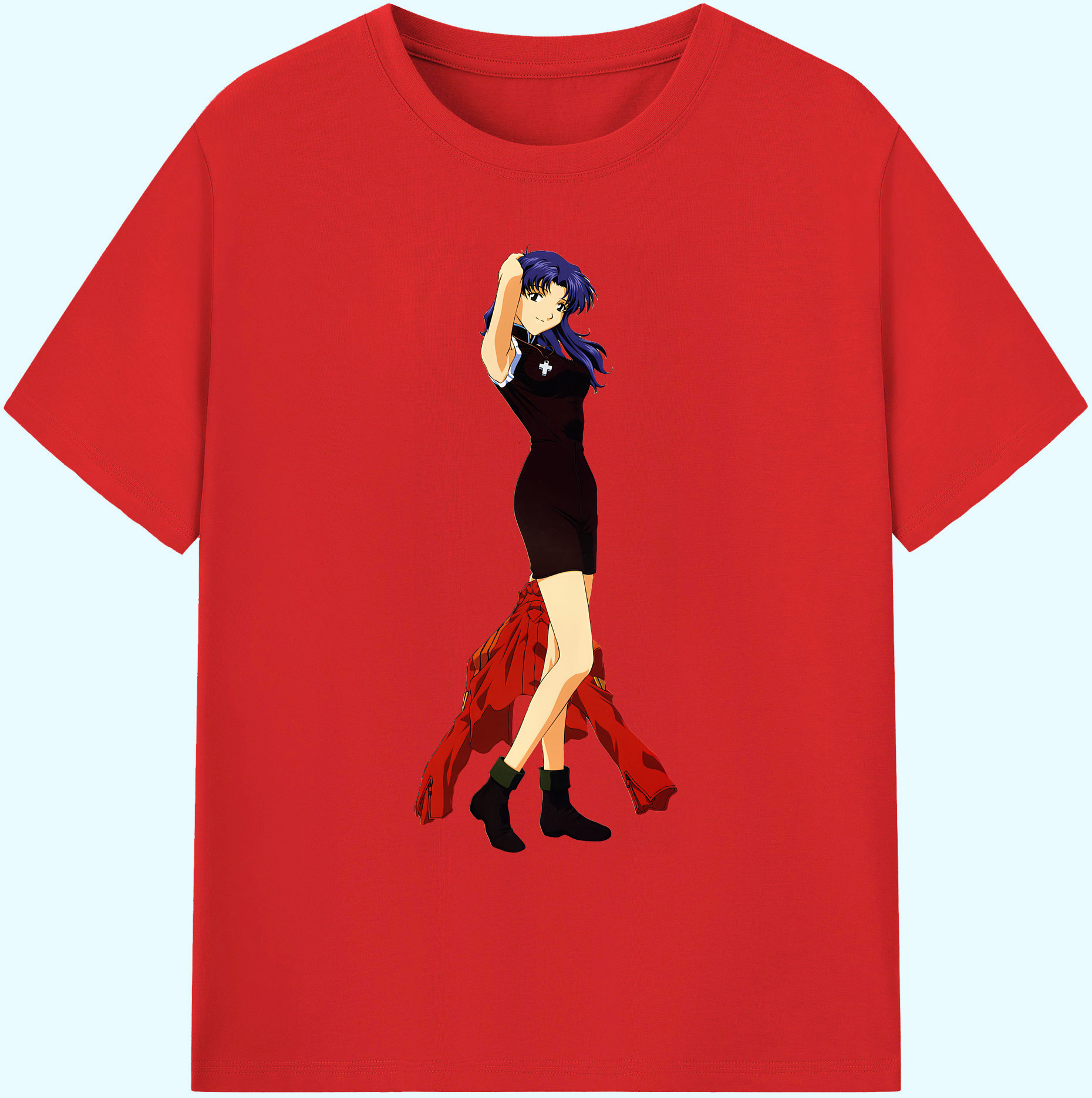 （画像用） EVA 新世紀エヴァンゲリオン 綿100％ メンズ半袖Tシャツ｜肌触りやわらか＆通気性