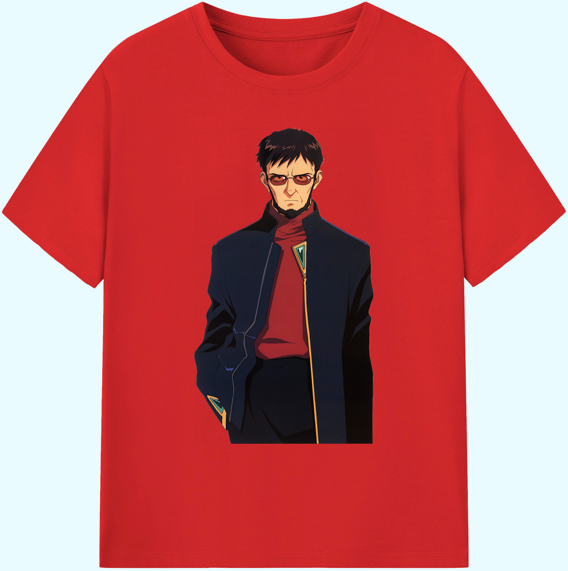 （画像用） EVA 新世紀エヴァンゲリオン 綿100％ メンズ半袖Tシャツ｜肌触りやわらか＆通気性