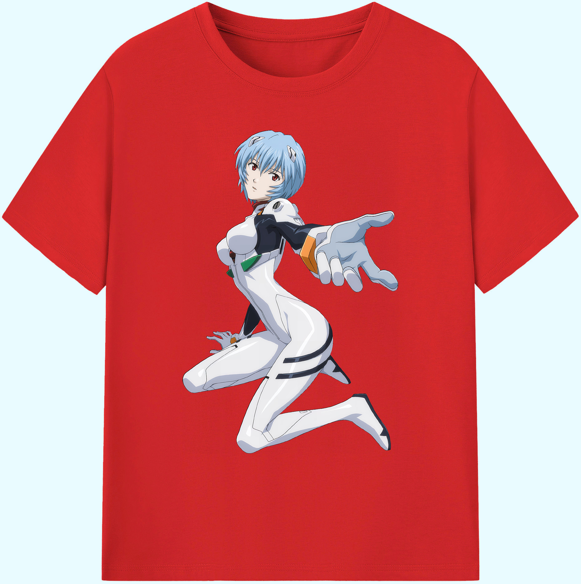 （画像用） EVA 新世紀エヴァンゲリオン 綿100％ メンズ半袖Tシャツ｜肌触りやわらか＆通気性